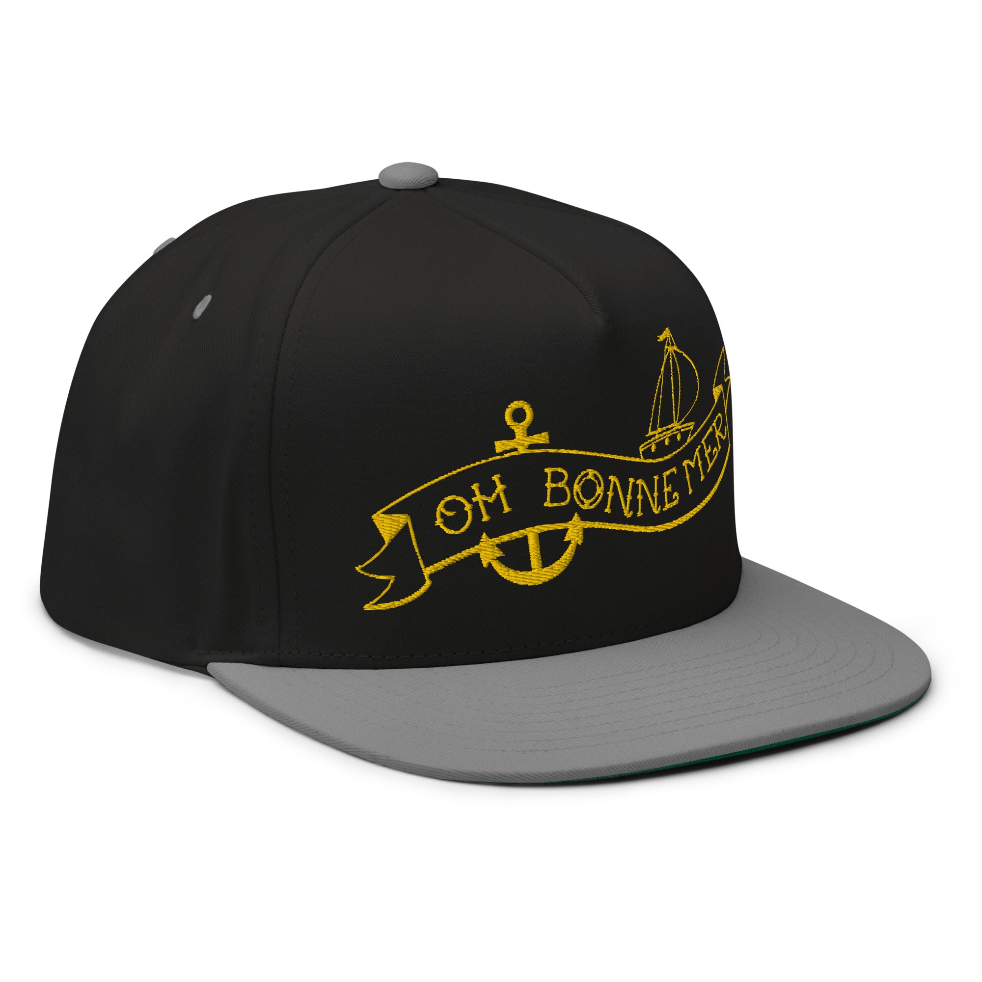 Flat Bill Cap Oh Bonne Mer Tattoo Gold