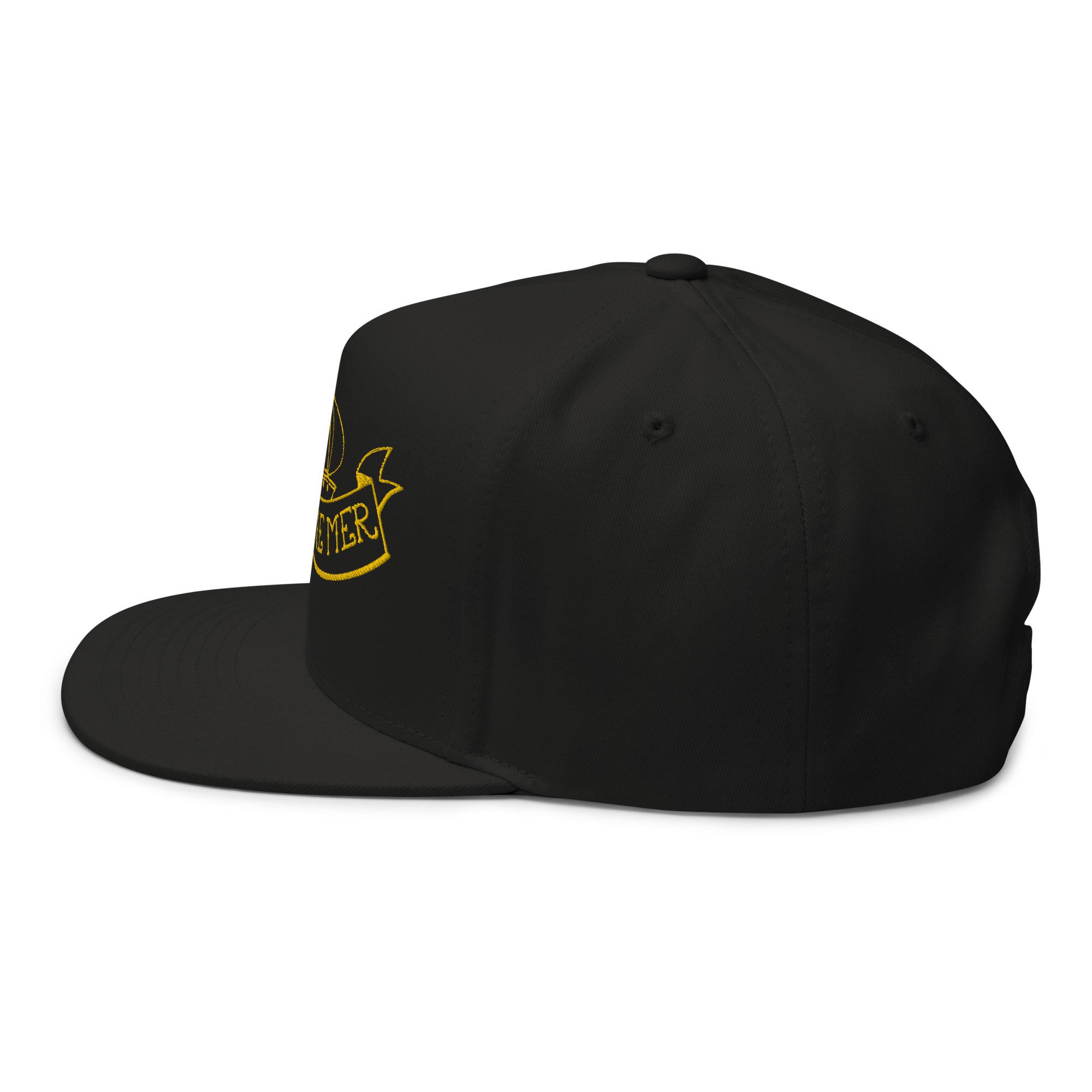 Flat Bill Cap Oh Bonne Mer Tattoo Gold