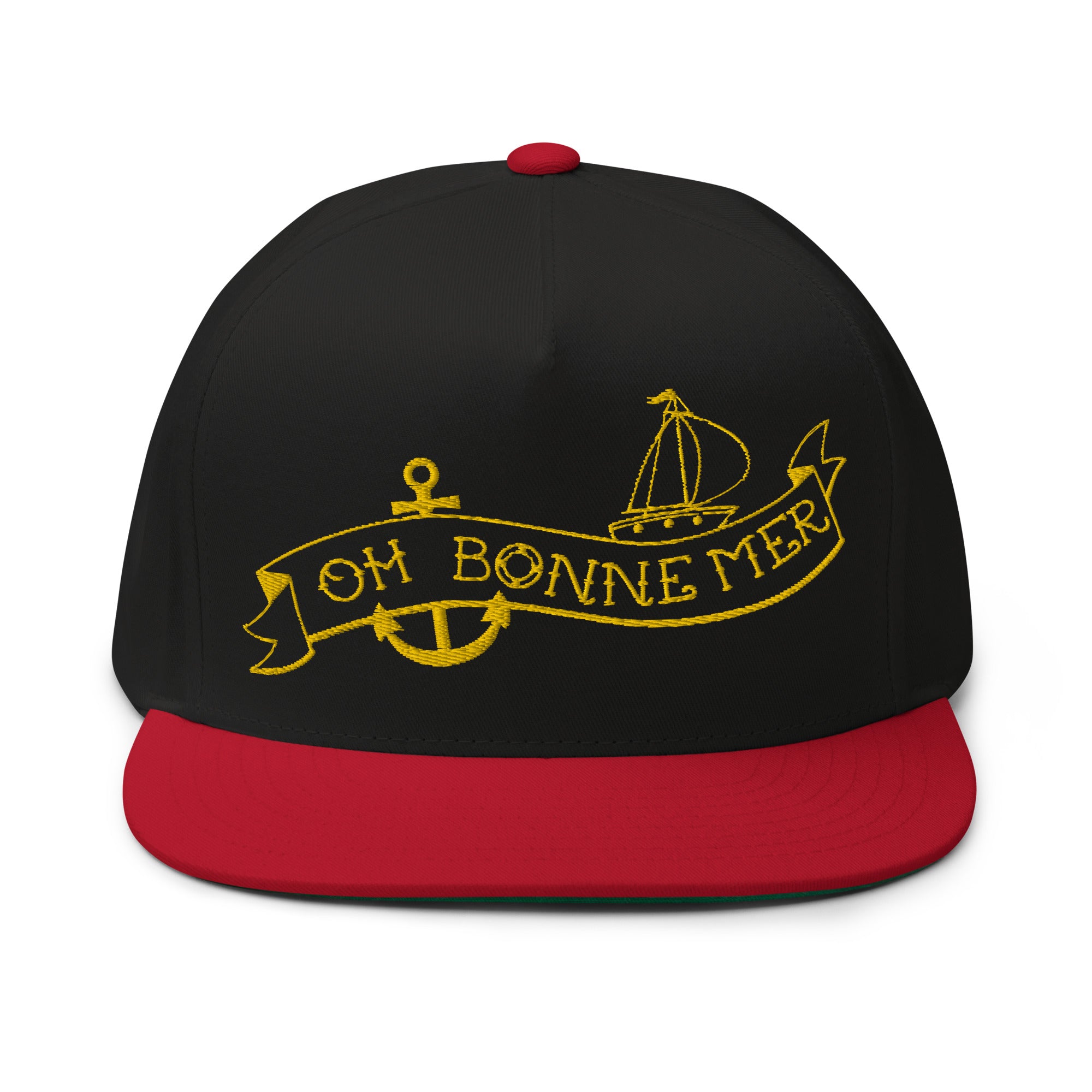 Flat Bill Cap Oh Bonne Mer Tattoo Gold