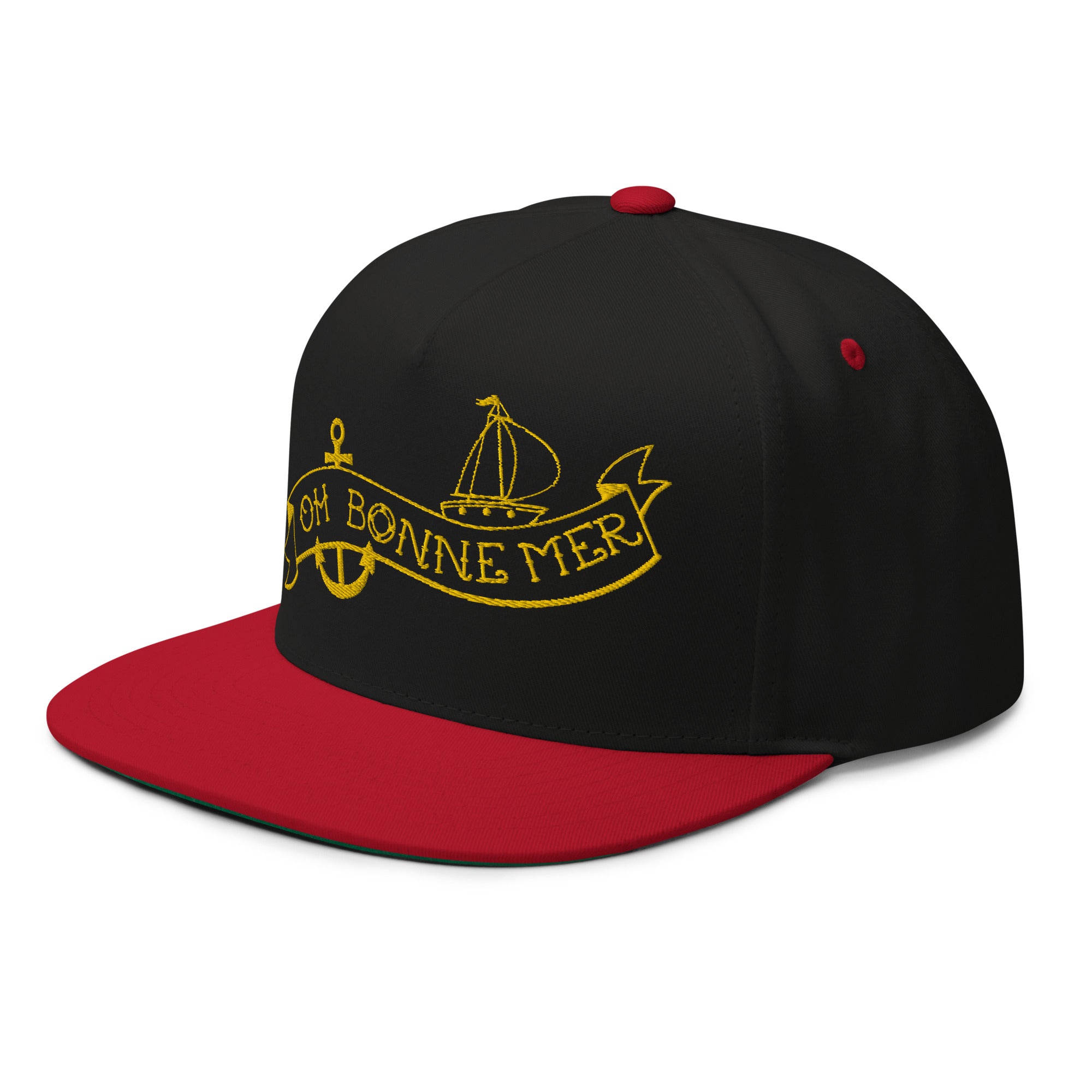 Flat Bill Cap Oh Bonne Mer Tattoo Gold