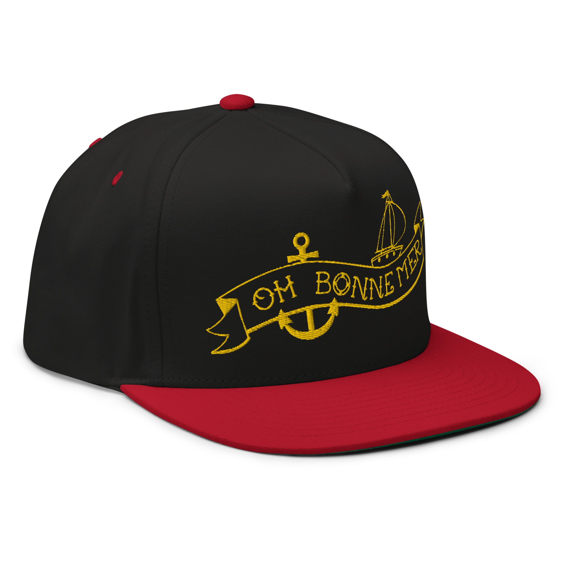 Flat Bill Cap Oh Bonne Mer Tattoo Gold