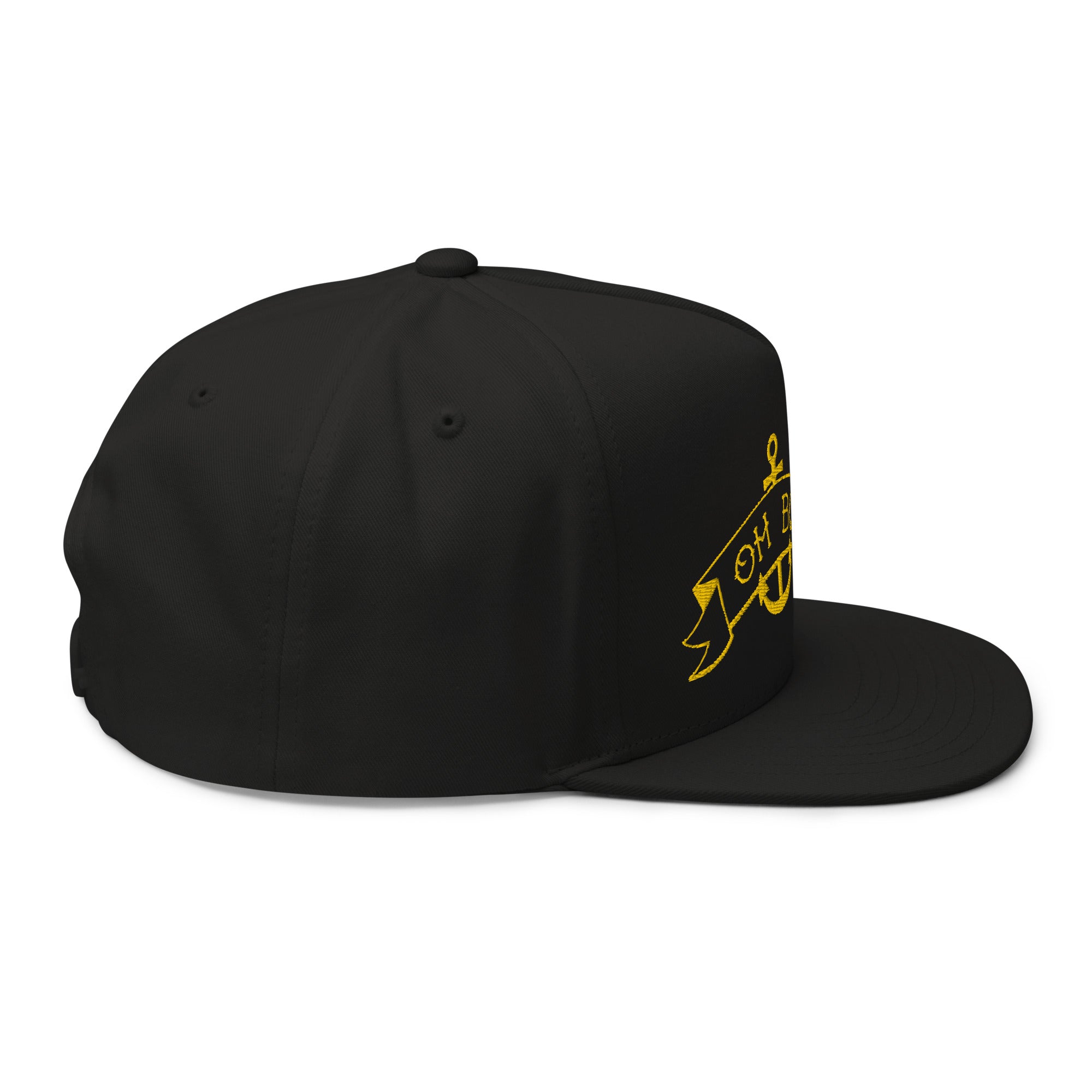 Flat Bill Cap Oh Bonne Mer Tattoo Gold