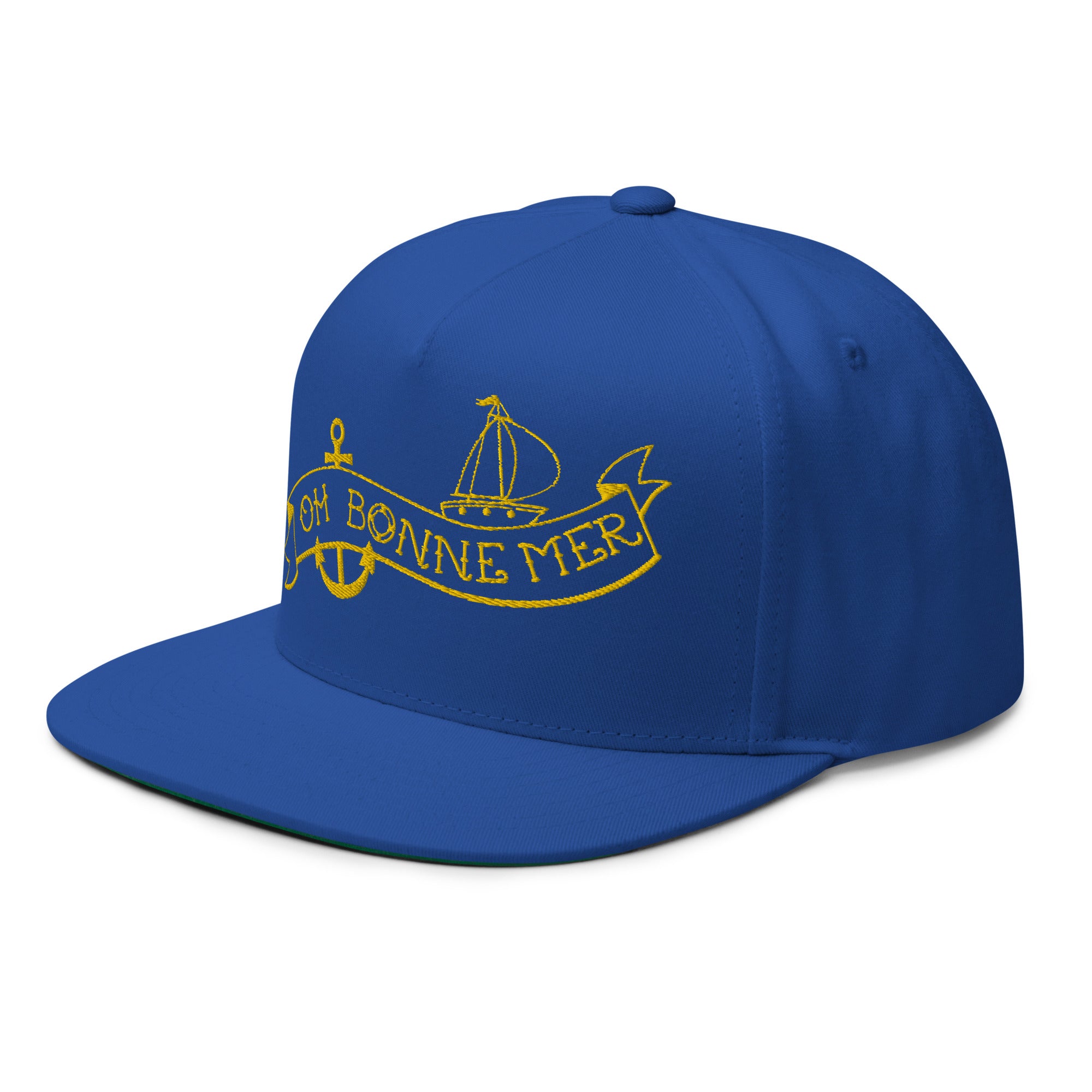 Flat Bill Cap Oh Bonne Mer Tattoo Gold