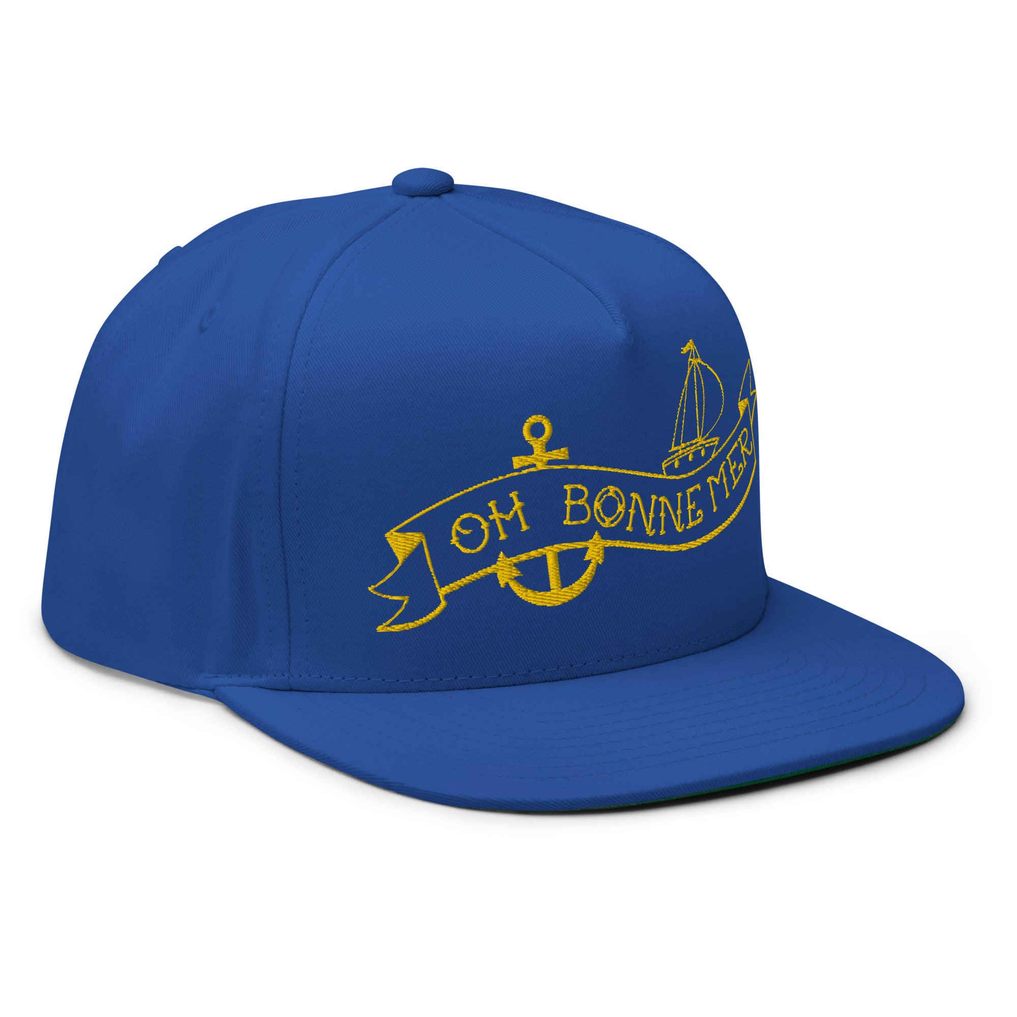 Flat Bill Cap Oh Bonne Mer Tattoo Gold