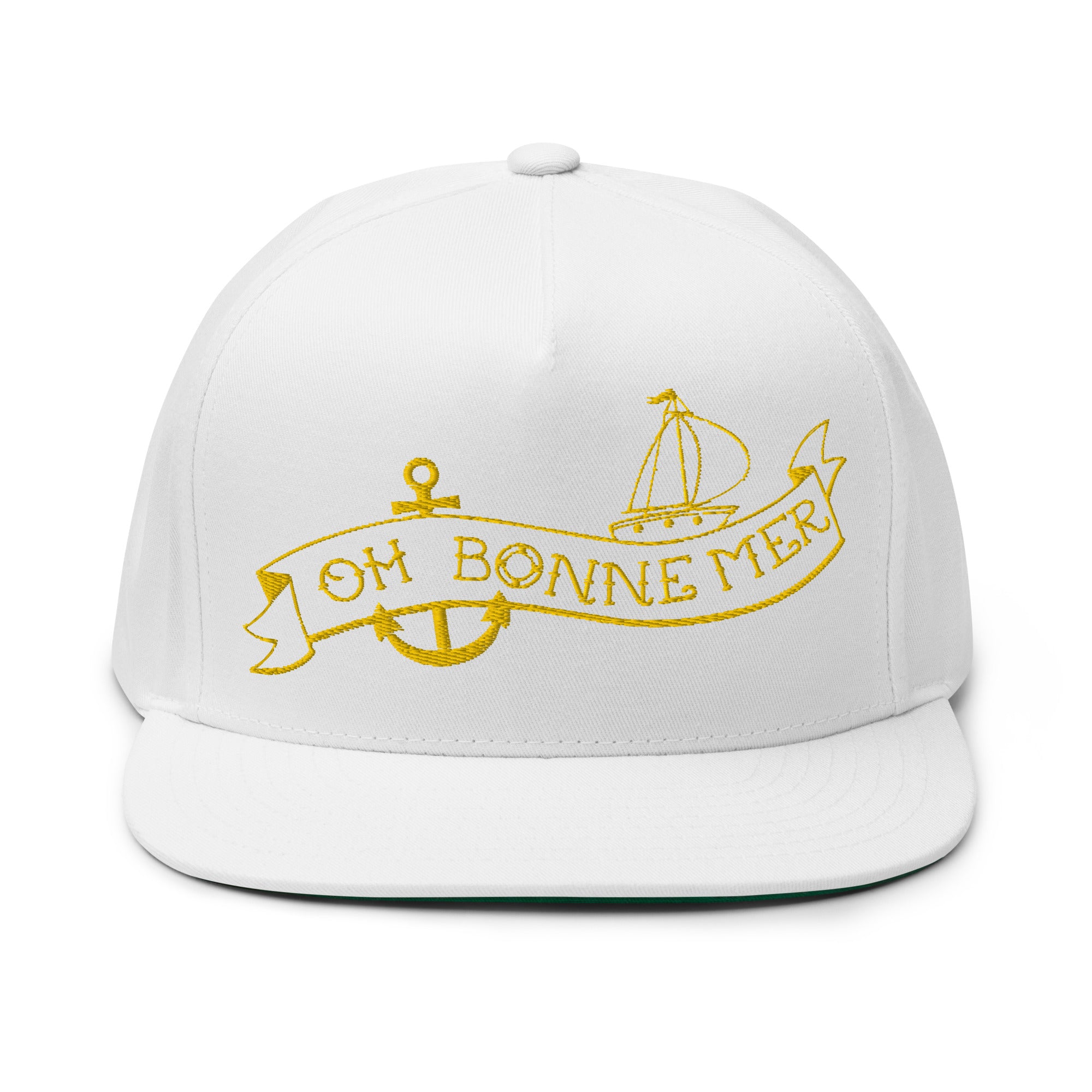 Flat Bill Cap Oh Bonne Mer Tattoo Gold