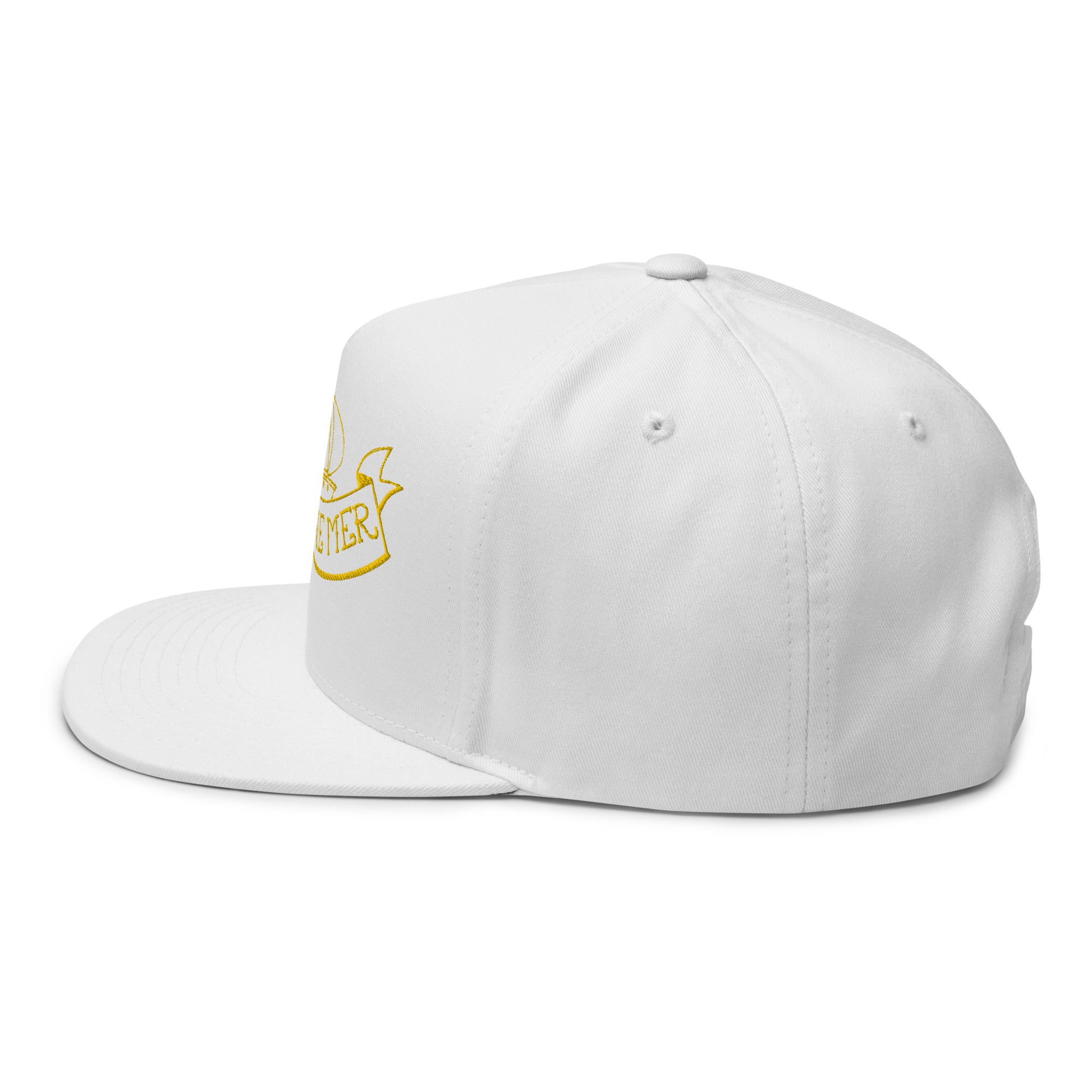 Casquette à Visière Plate en coton sergé Oh Bonne Mer Tattoo Gold