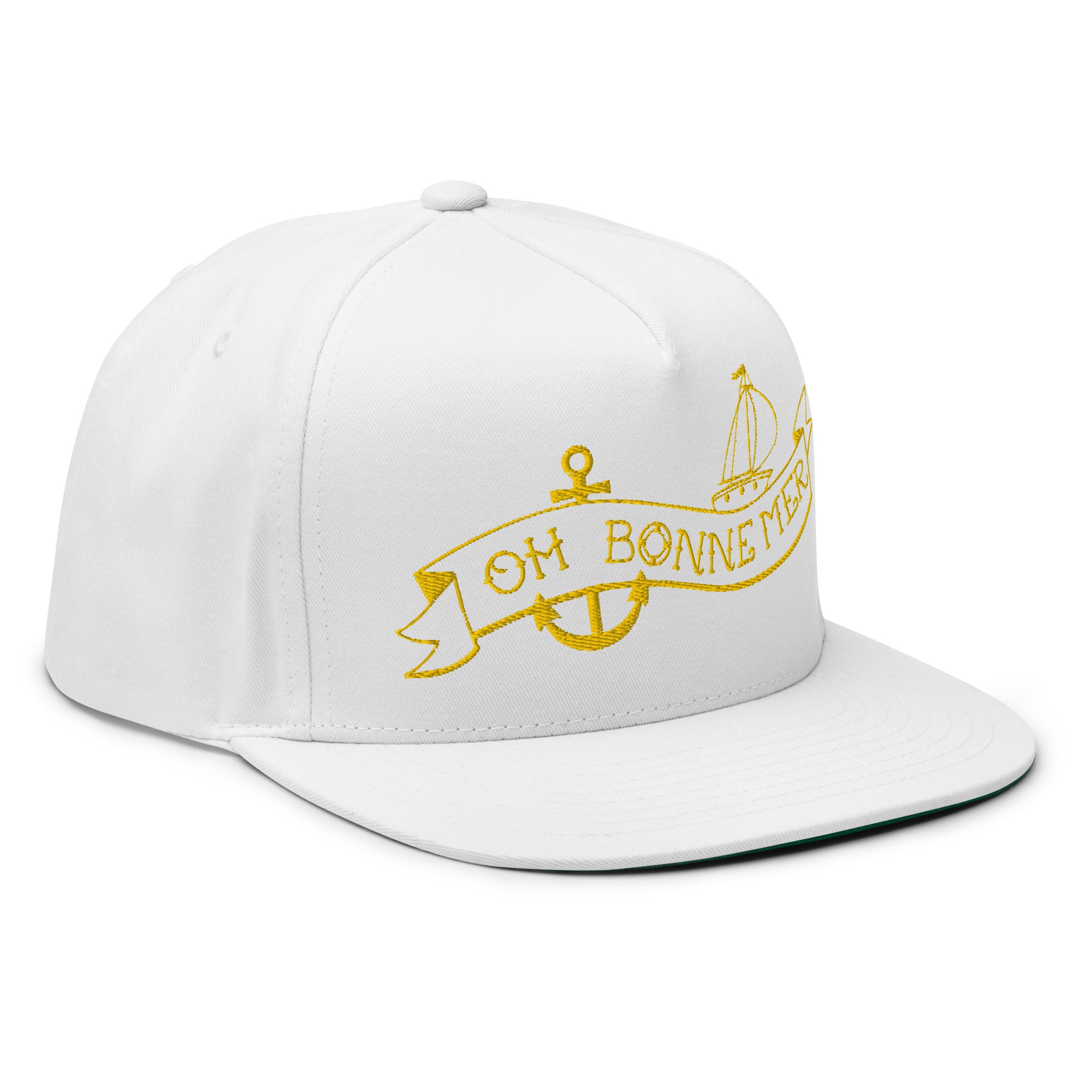 Flat Bill Cap Oh Bonne Mer Tattoo Gold