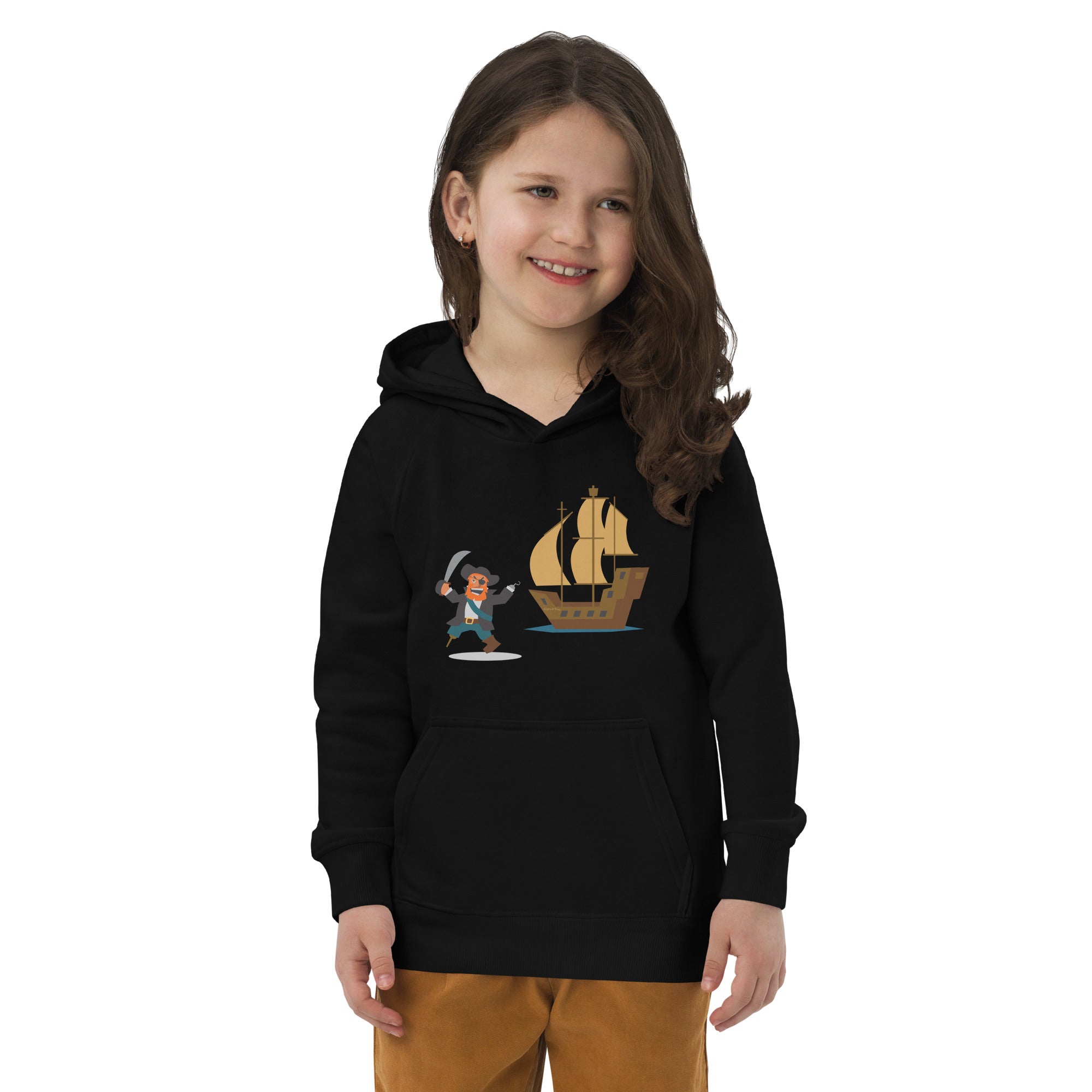 Kids eco hoodie Pirate HMS Bounty