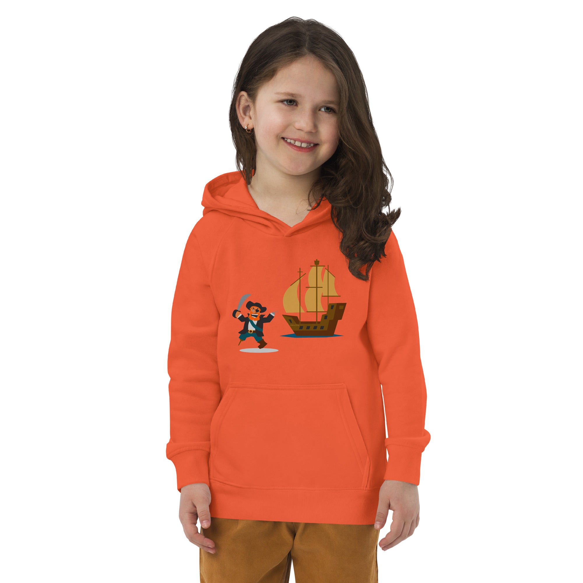 Kids eco hoodie Pirate HMS Bounty