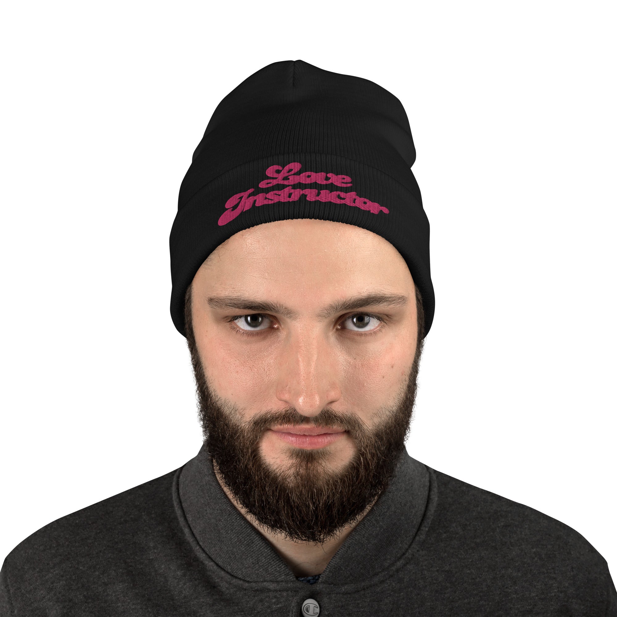 Ribbed beanie Love Instructor