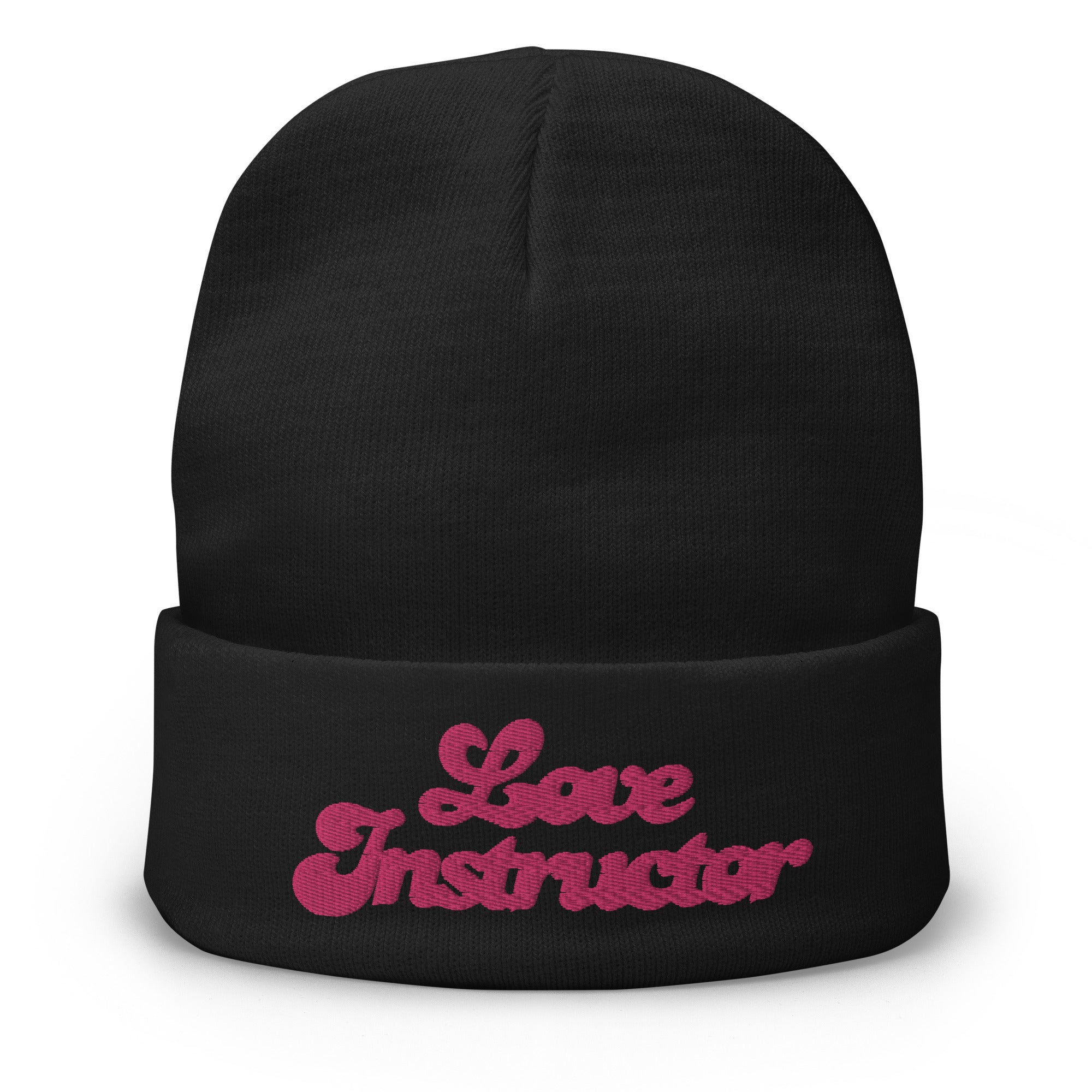 Ribbed beanie Love Instructor