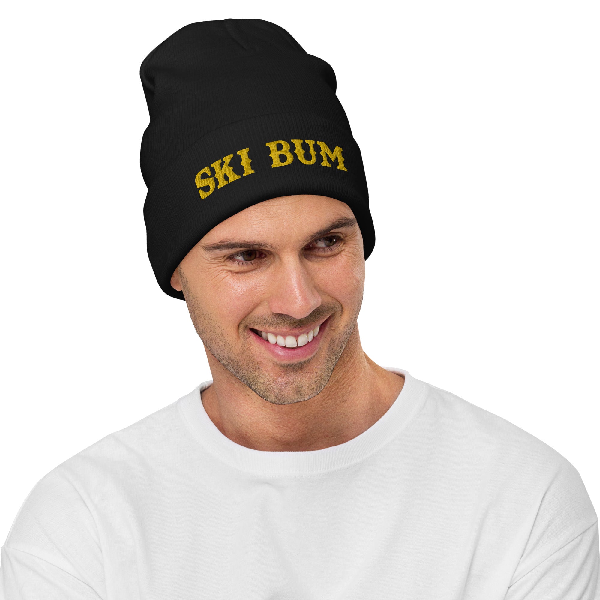 Ribbed beanie Ski Bum Gold