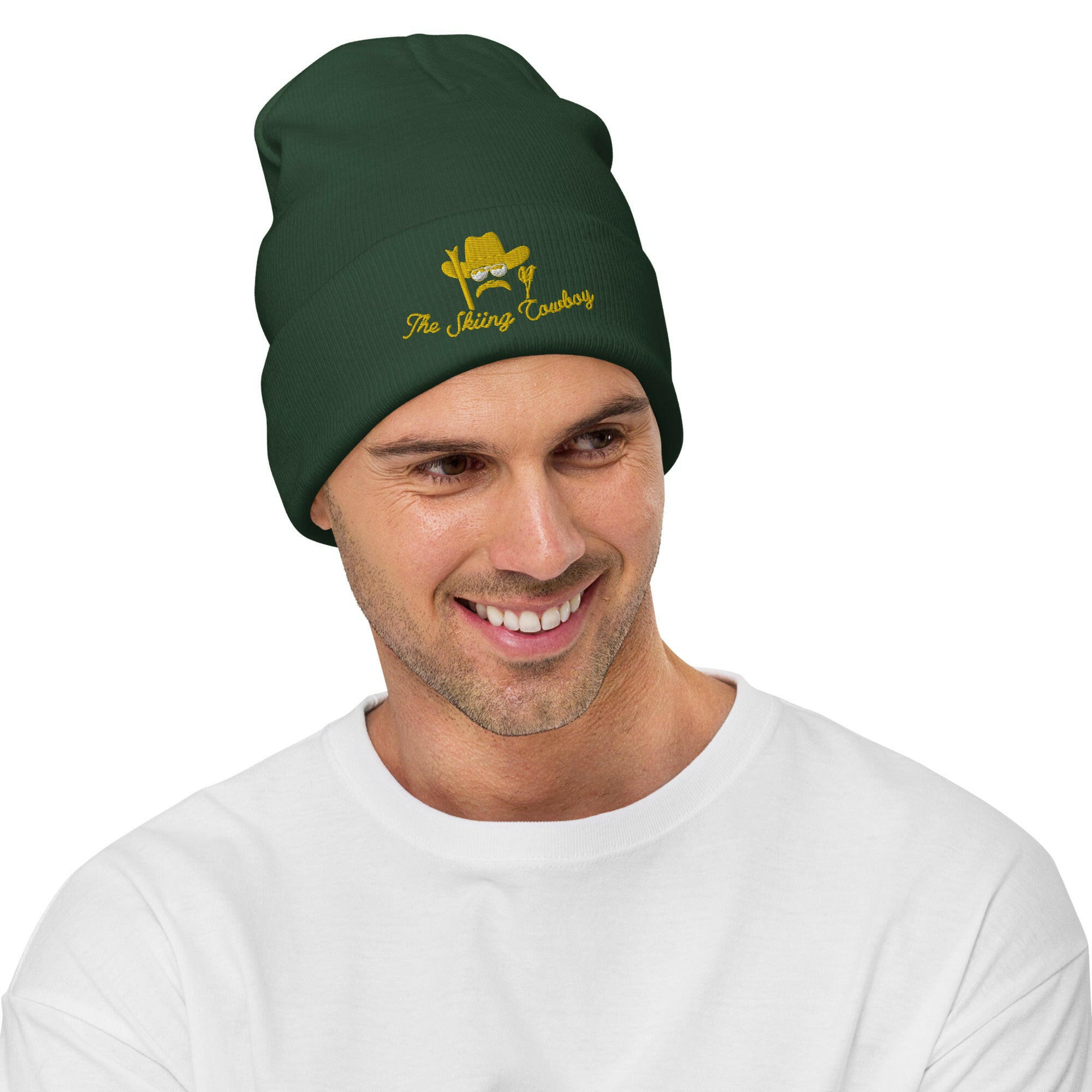 Ribbed beanie The Skiing Cowboy Gold