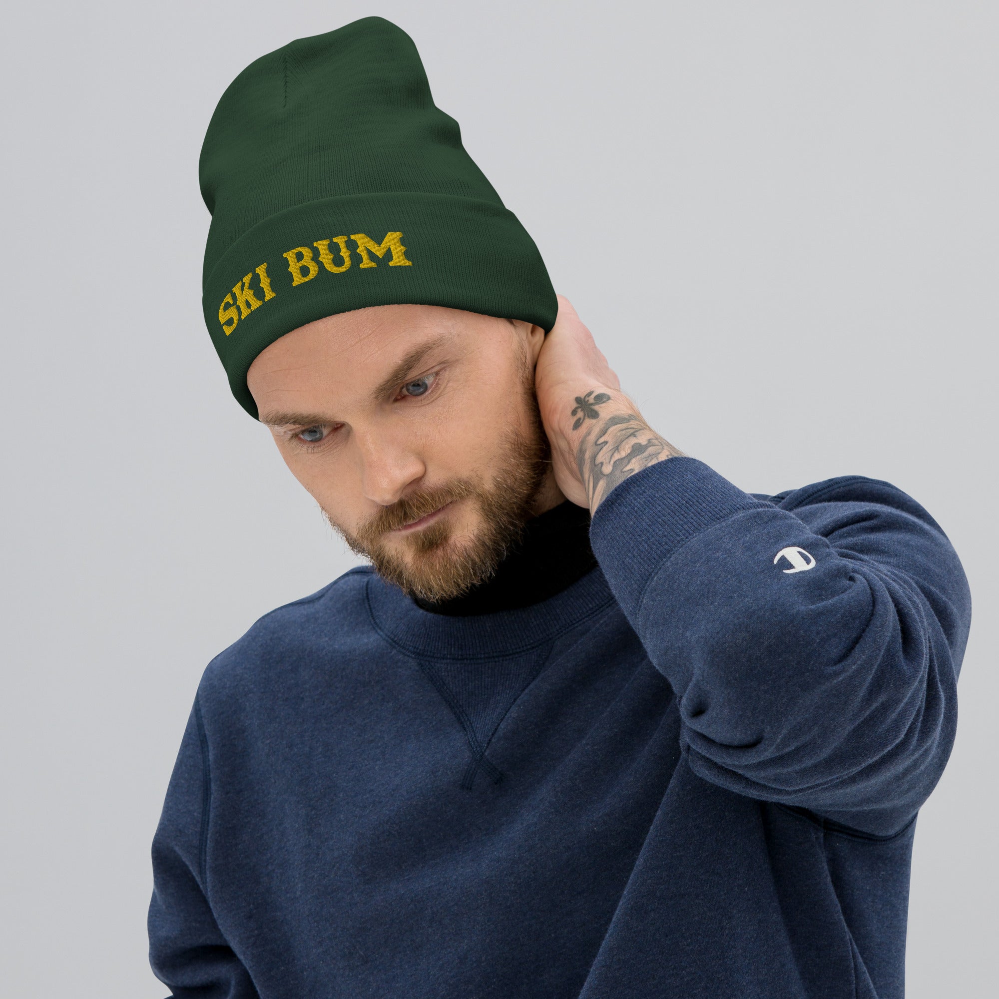 Ribbed beanie Ski Bum Gold