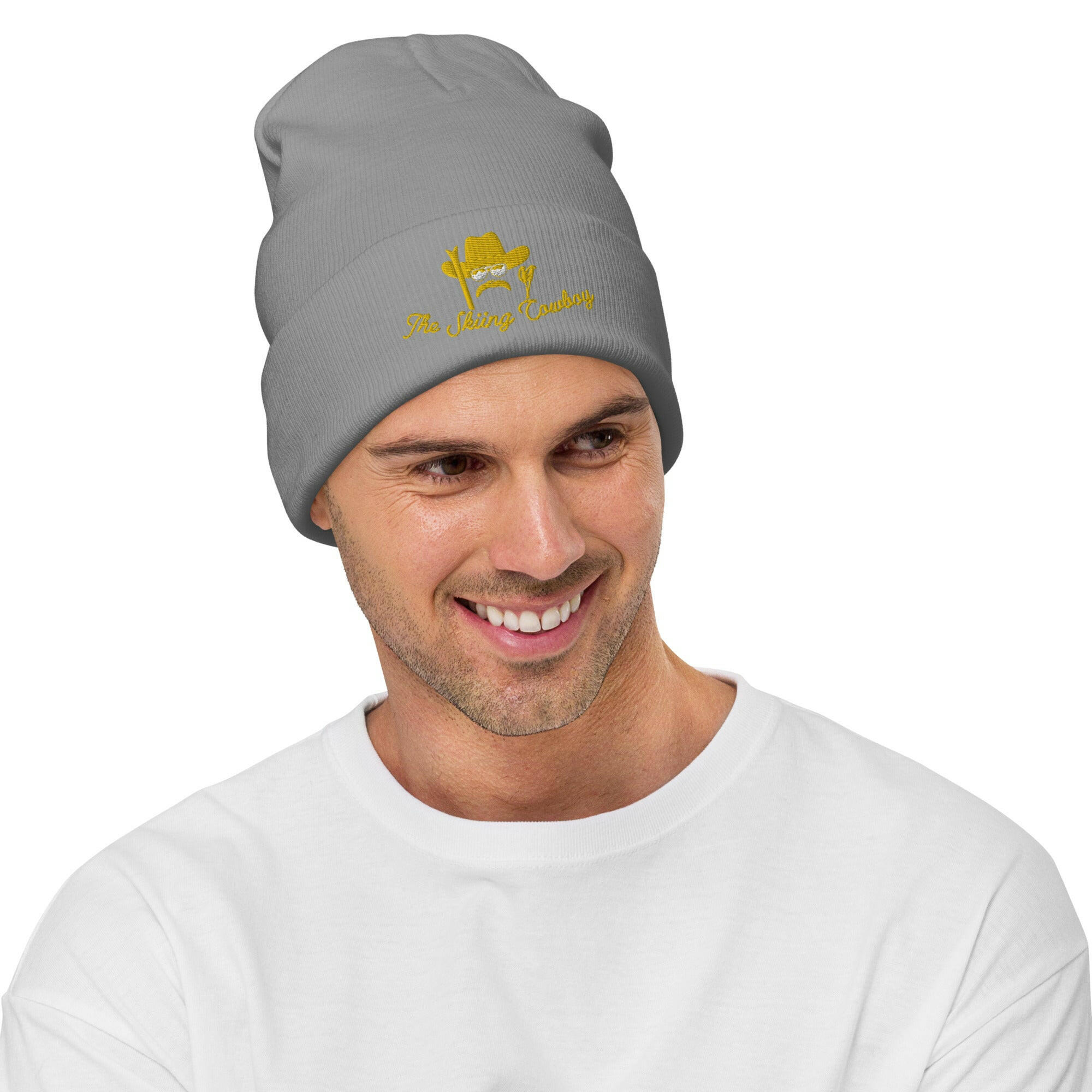 Ribbed beanie The Skiing Cowboy Gold