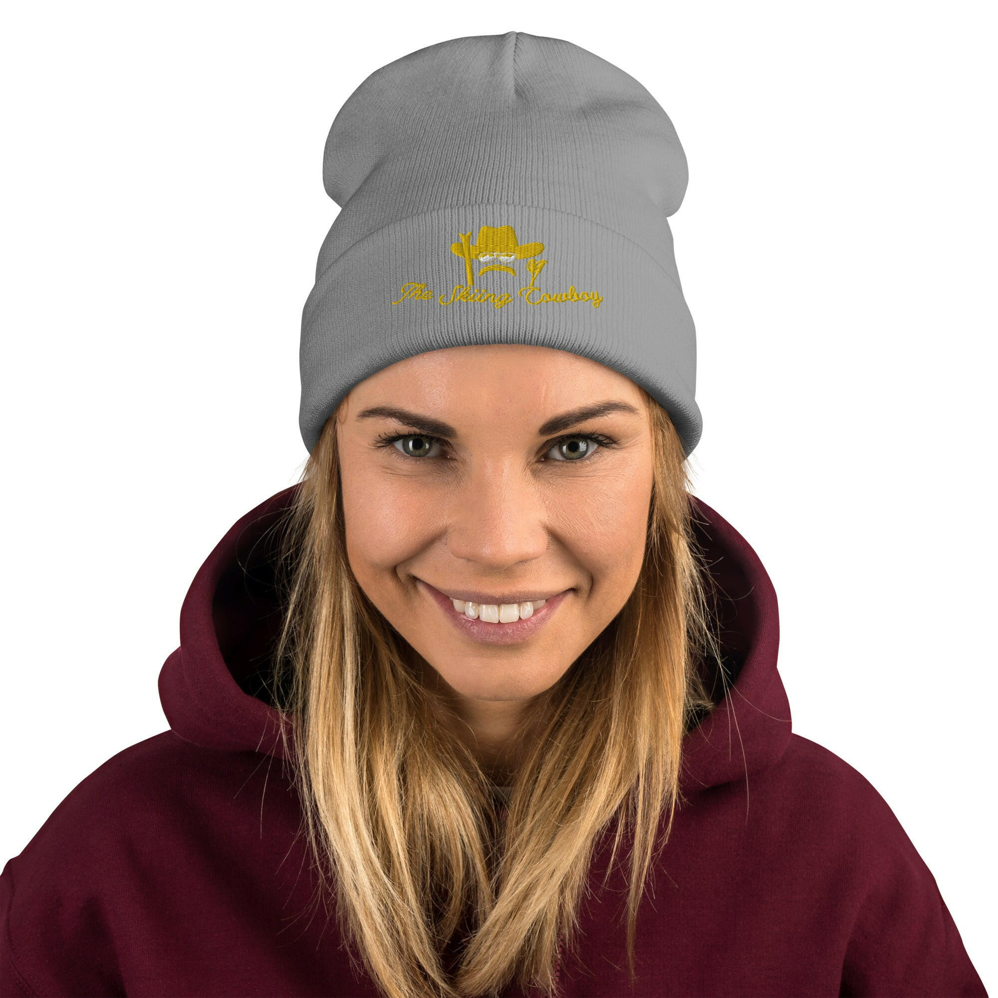 Ribbed beanie The Skiing Cowboy Gold