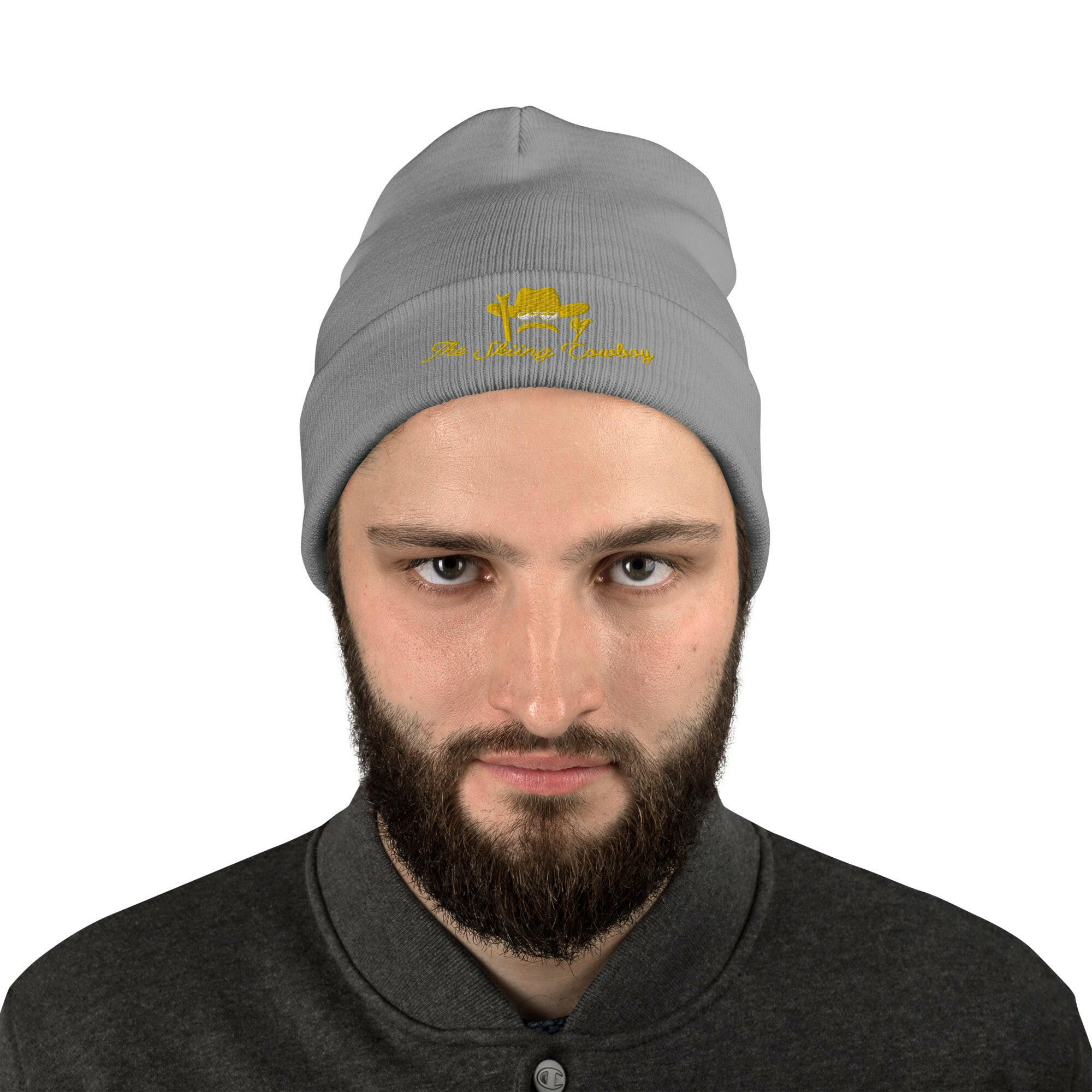 Ribbed beanie The Skiing Cowboy Gold