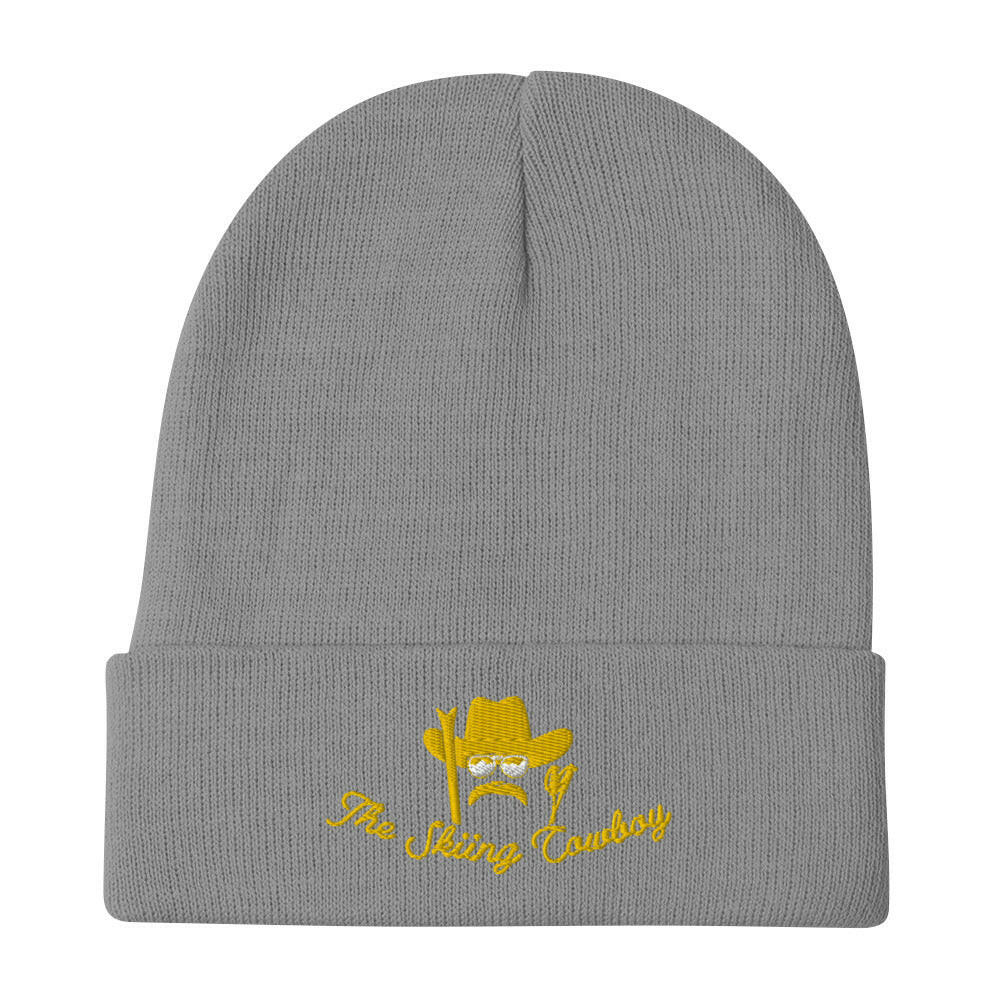 Ribbed beanie The Skiing Cowboy Gold