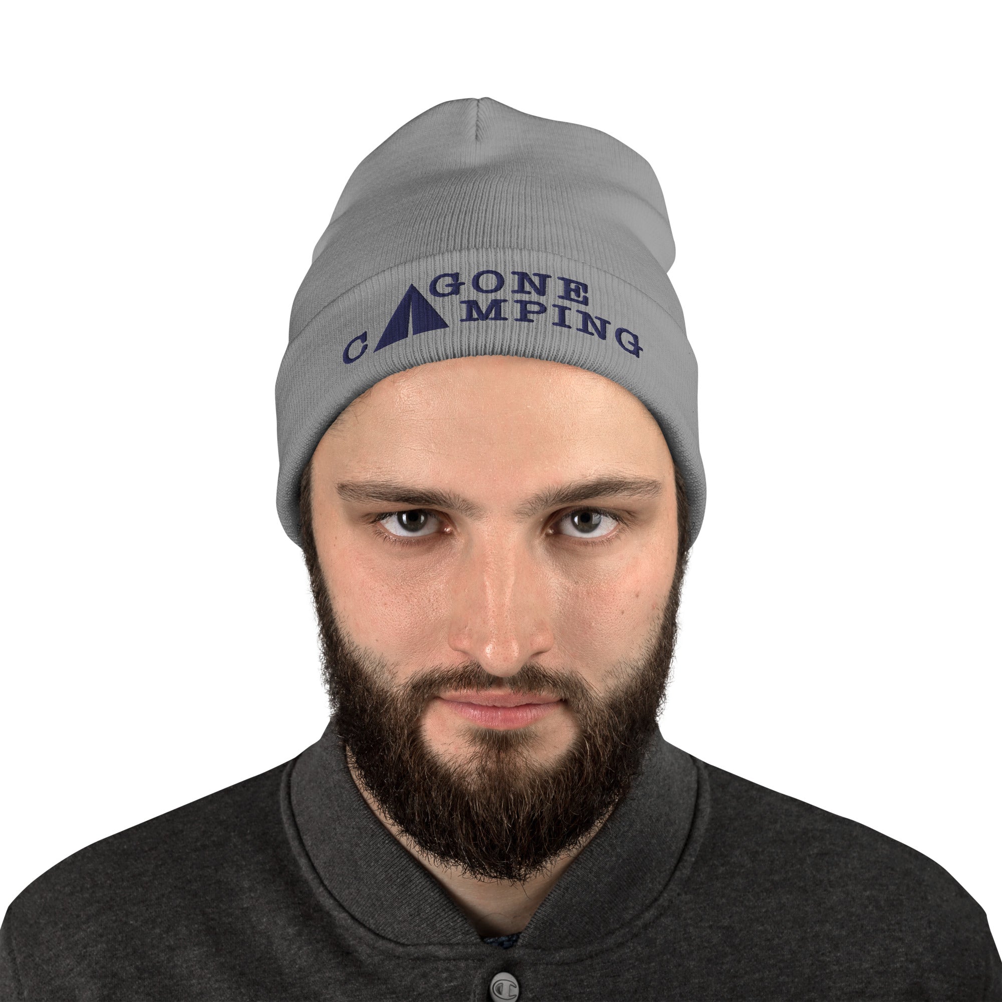 Ribbed beanie Gone Camping Navy