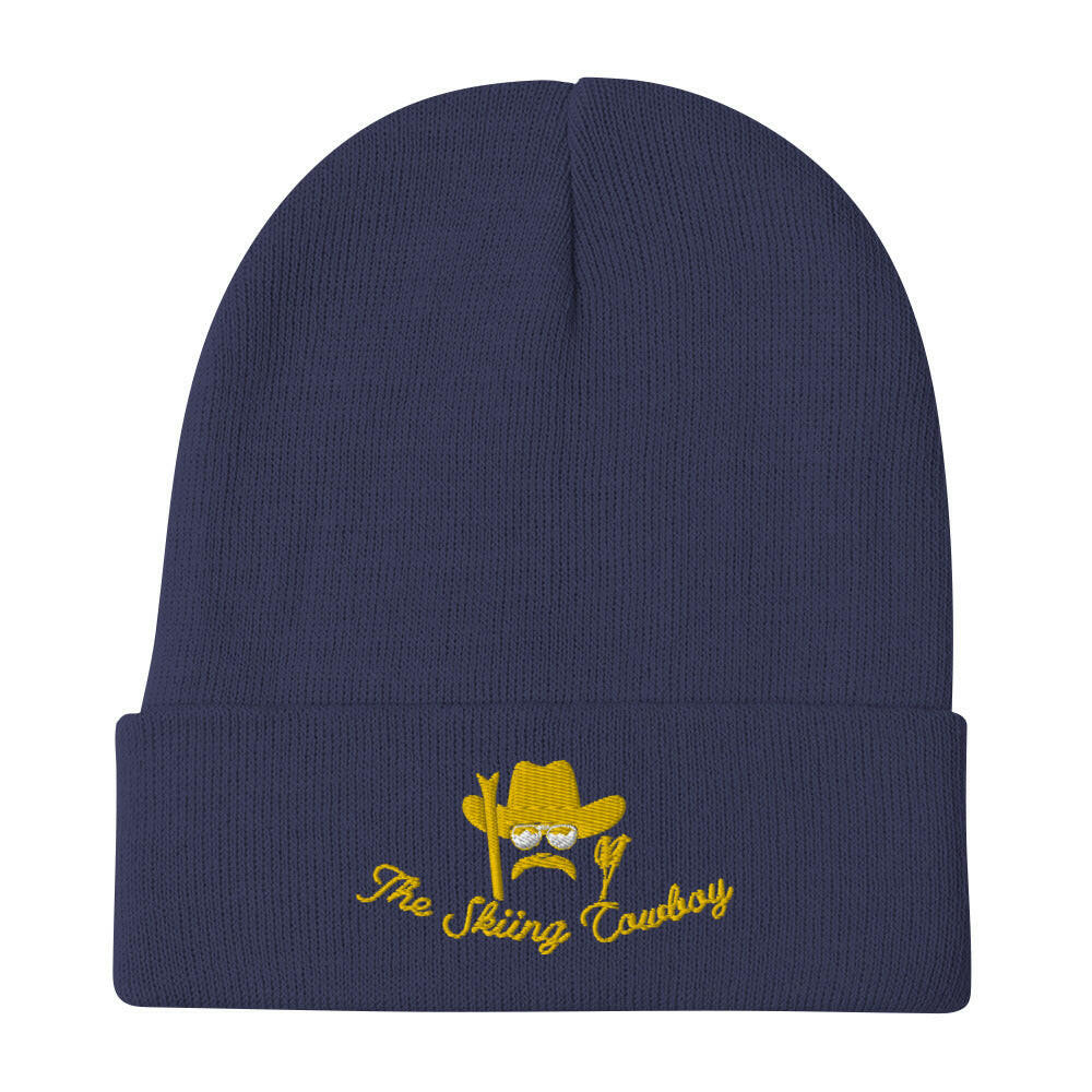 Ribbed beanie The Skiing Cowboy Gold