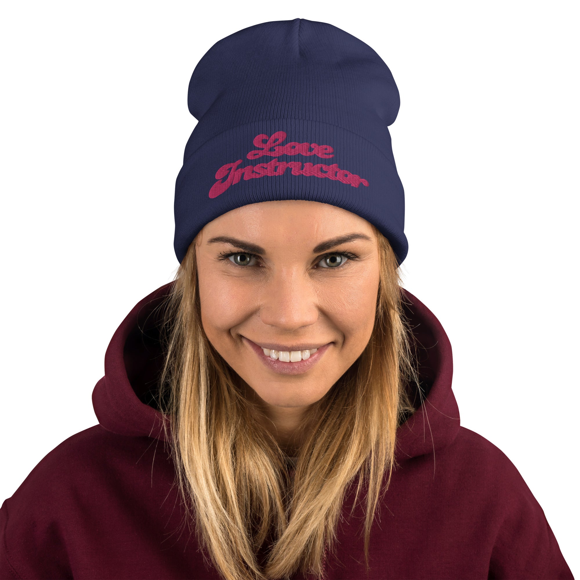 Ribbed beanie Love Instructor