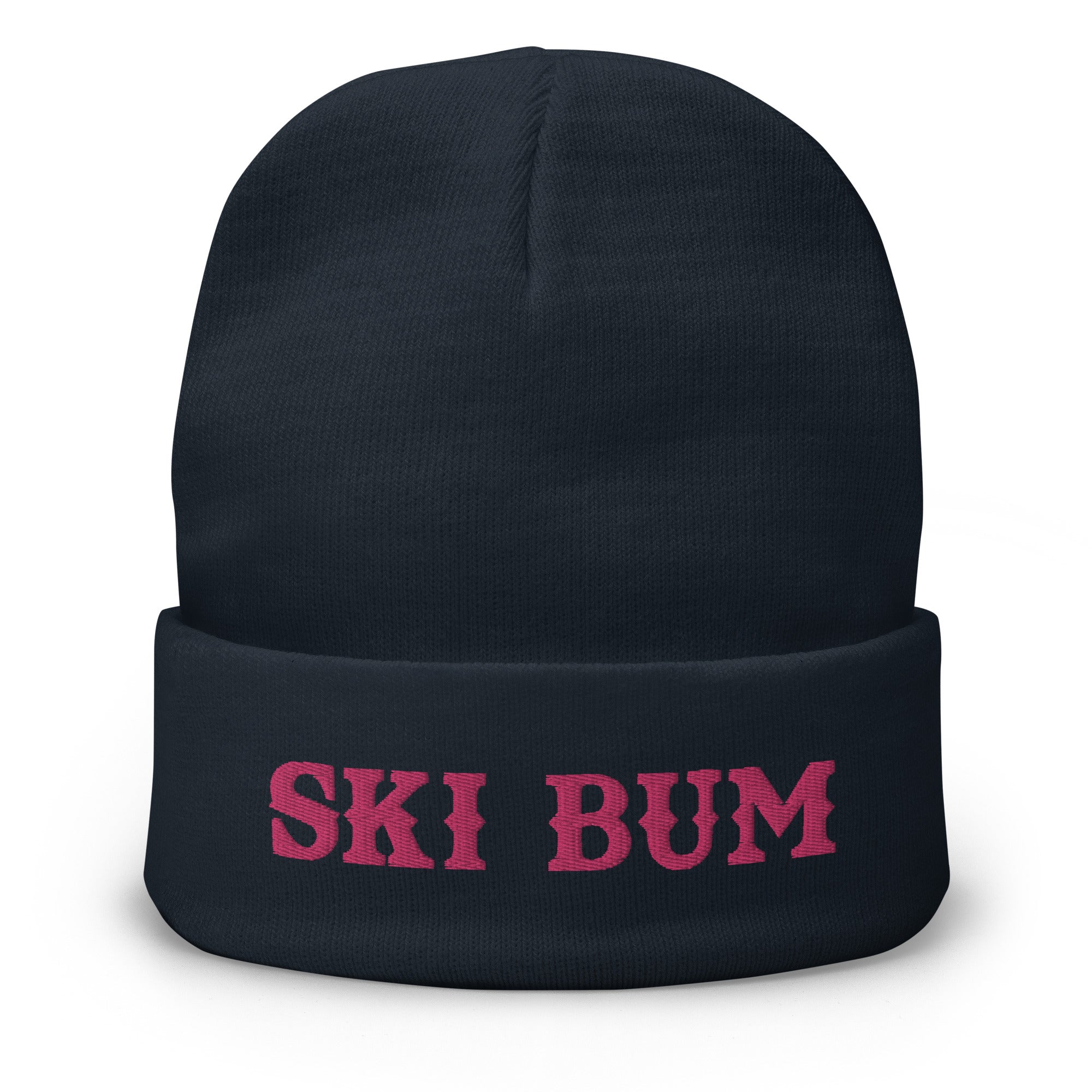 Bonnet en tricot côtelé Ski Bum Flamingo