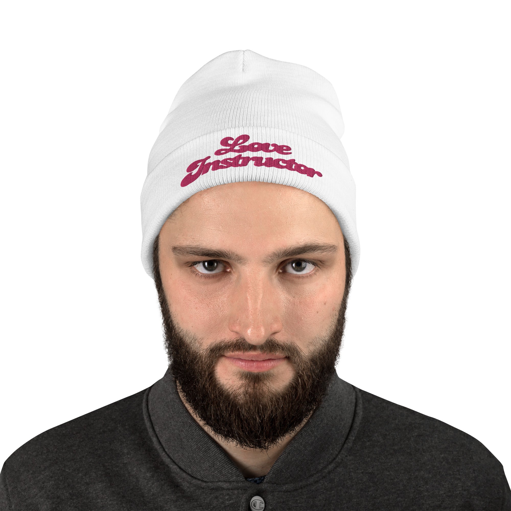 Ribbed beanie Love Instructor