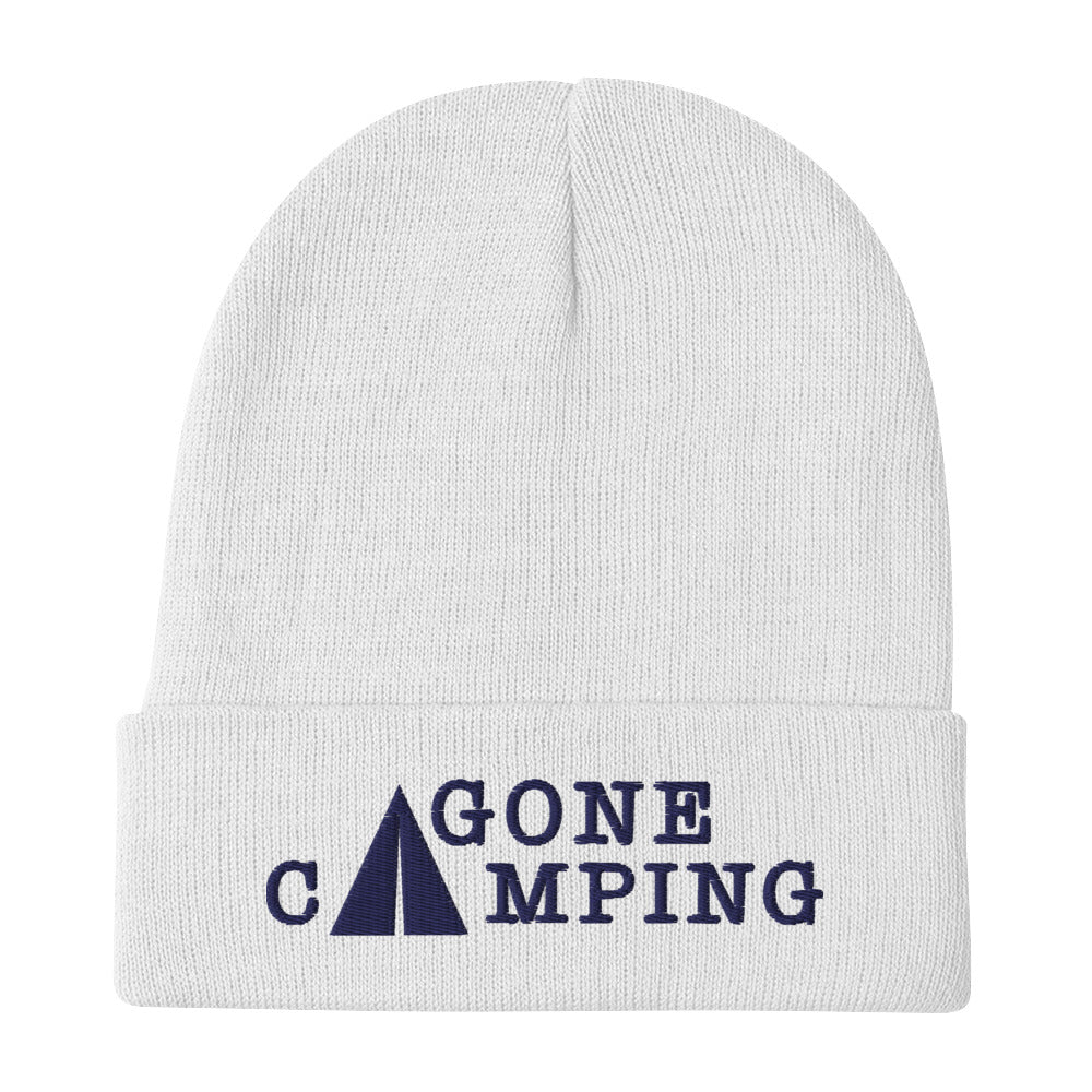 Ribbed beanie Gone Camping Navy