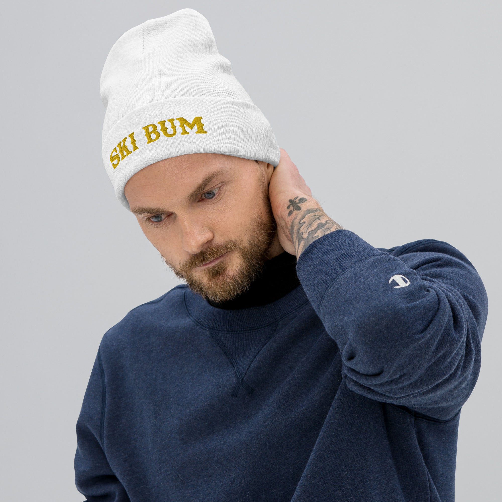 Ribbed beanie Ski Bum Gold