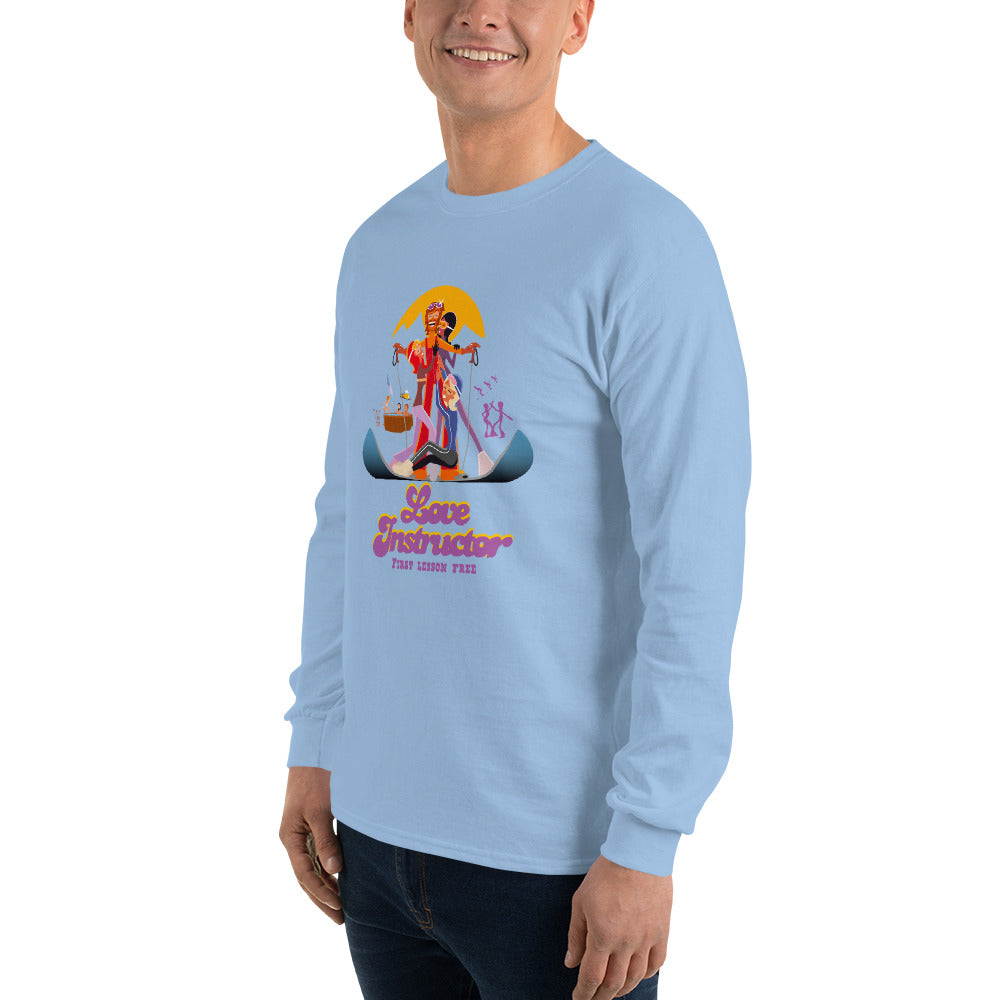 Heavy Blend long-sleeved t-shirt Love instructor First lesson free