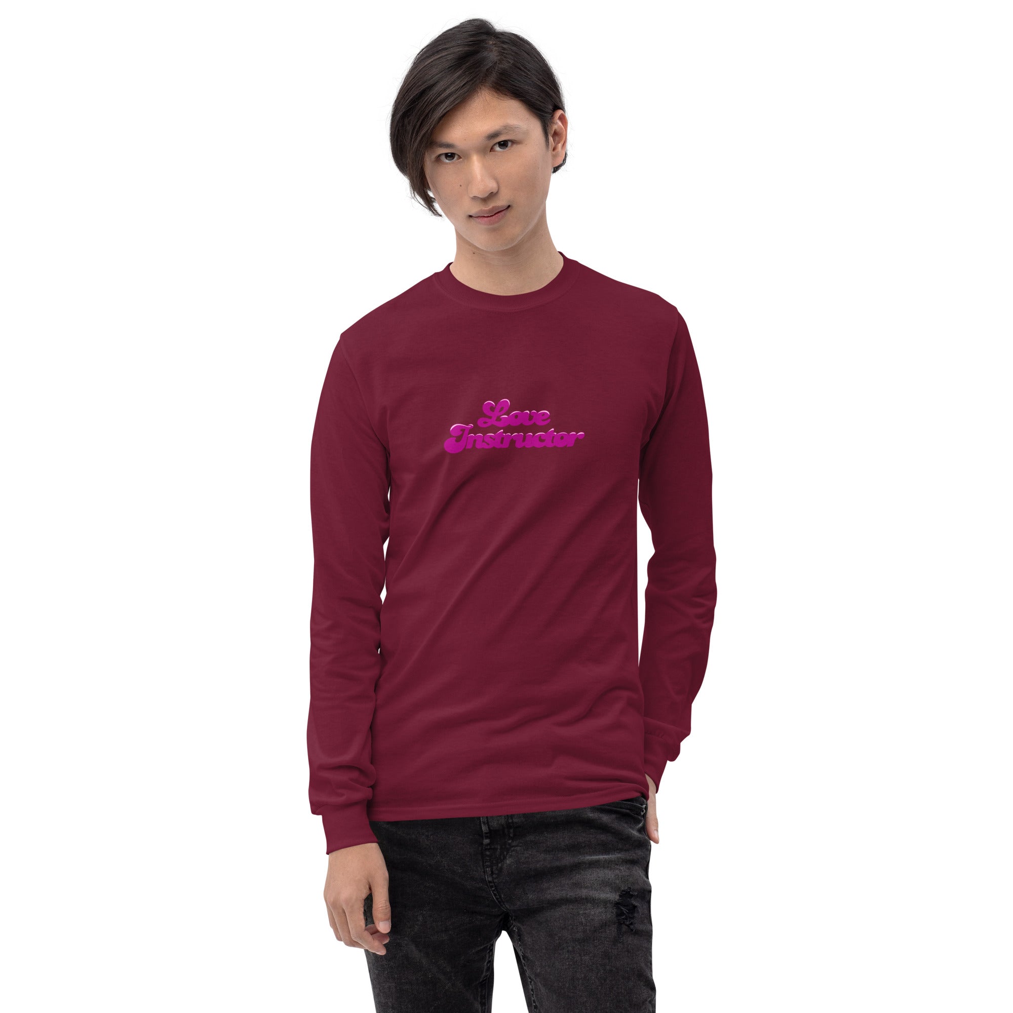 Heavy Blend long-sleeved t-shirt Love Instructor