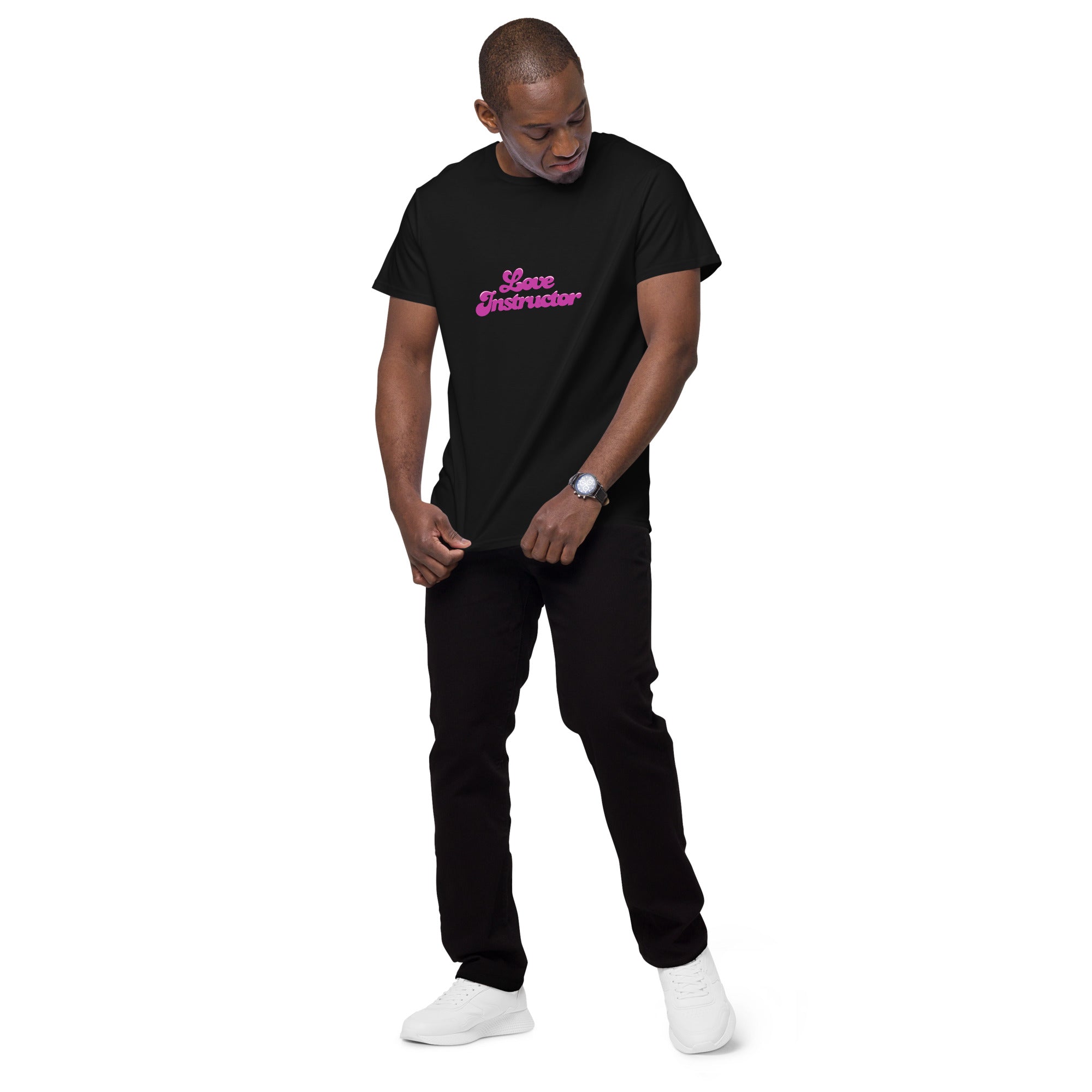 T-shirt premium en coton homme Love instructor