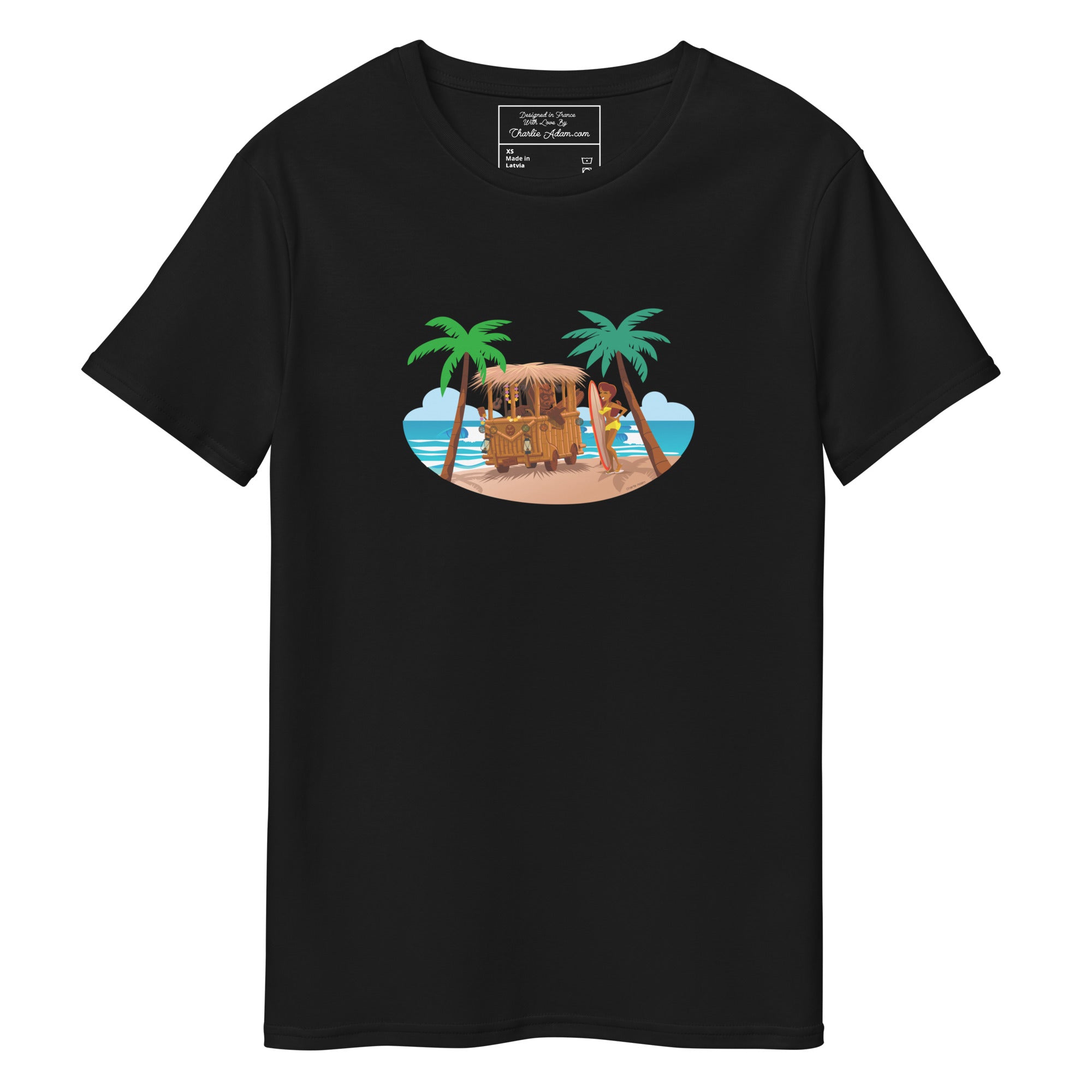 T-shirt premium en coton homme Tiki Kombi