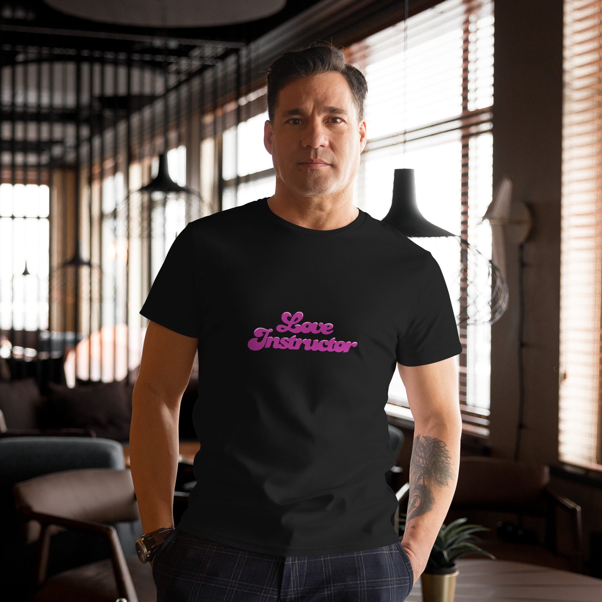 T-shirt premium en coton homme Love instructor