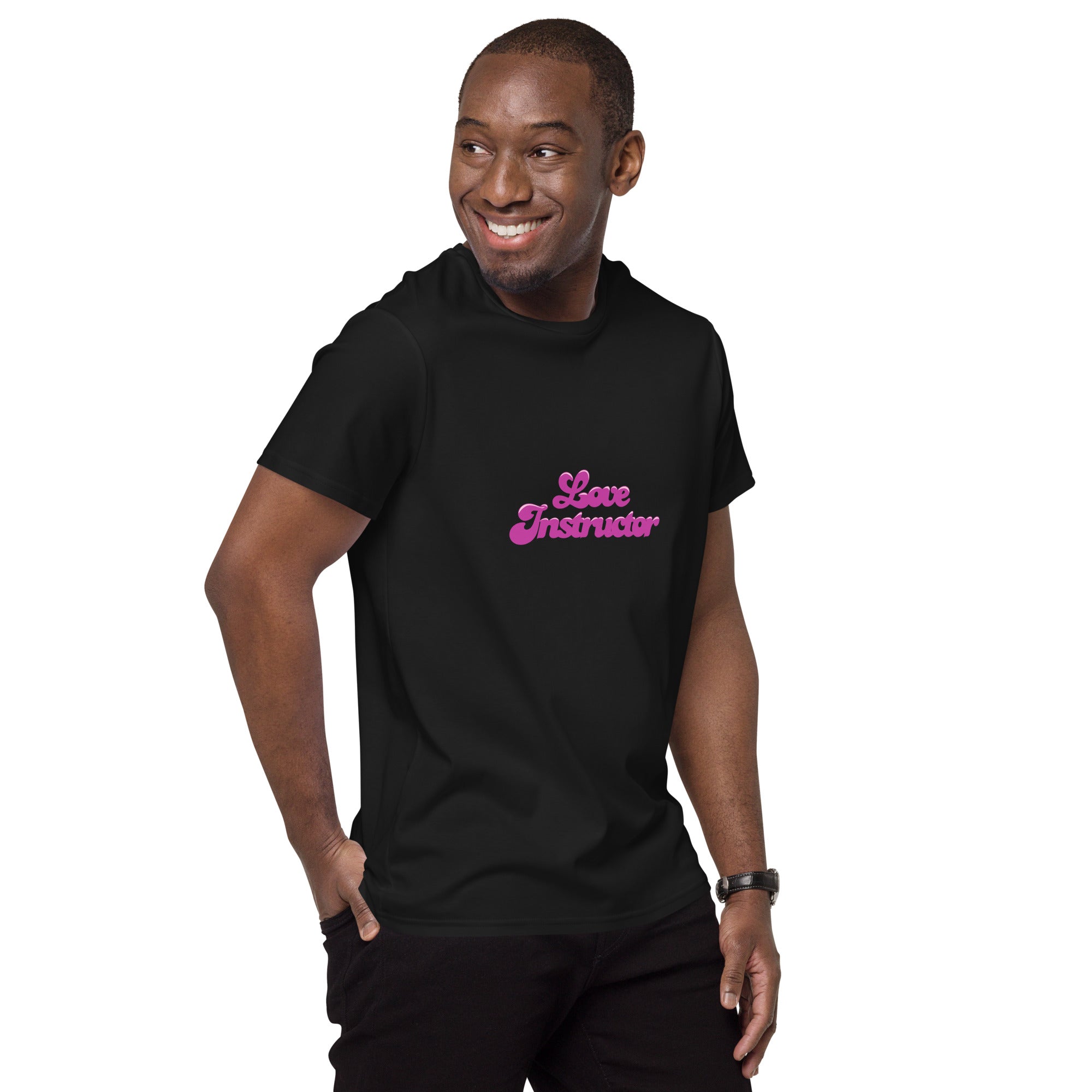 T-shirt premium en coton homme Love instructor