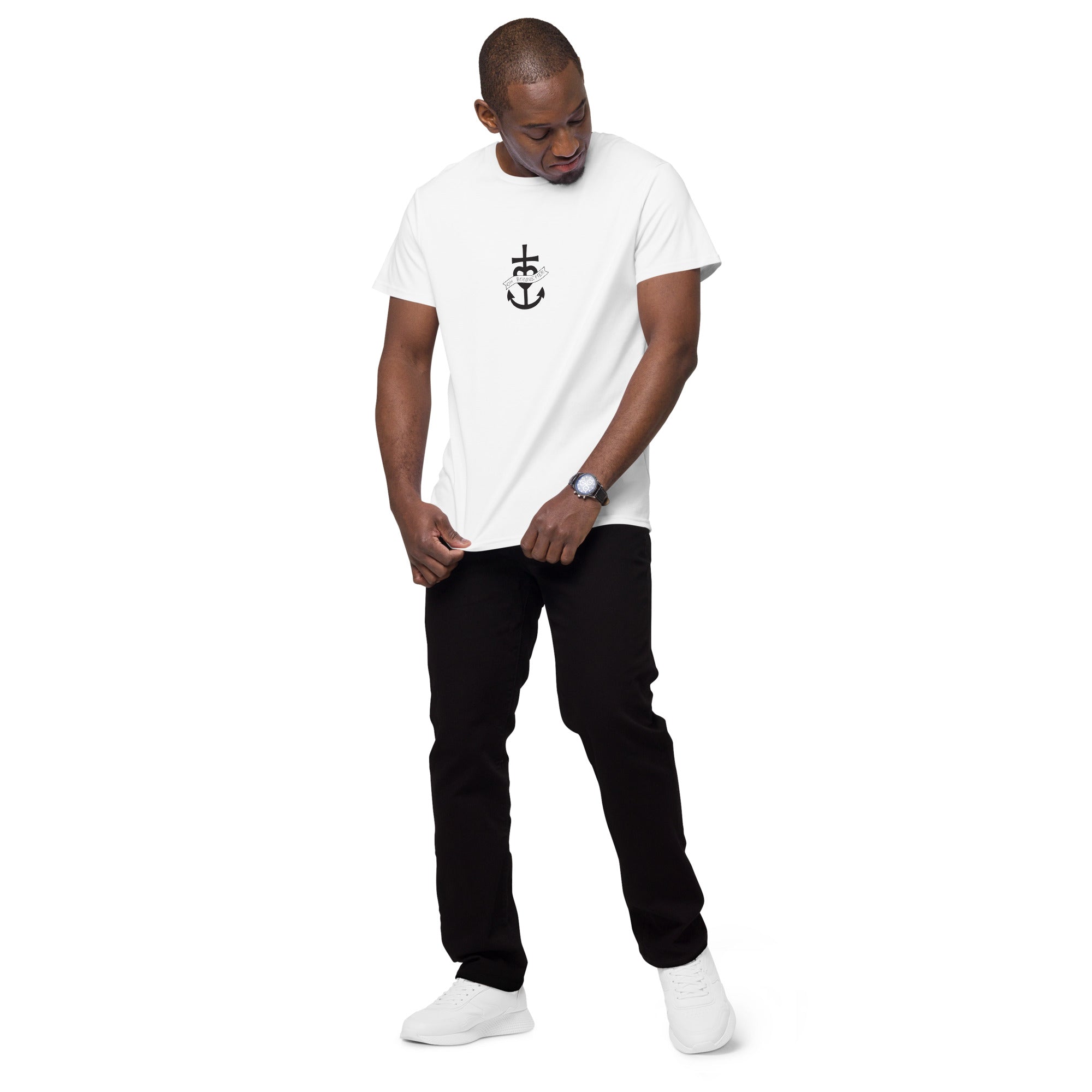 T-shirt premium en coton homme Oh Bonne Mer 1 (petite impression)