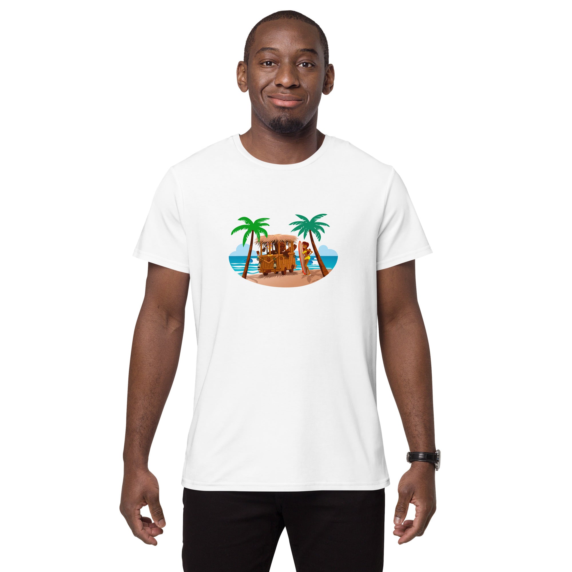 Men's premium cotton t-shirt Tiki Kombi