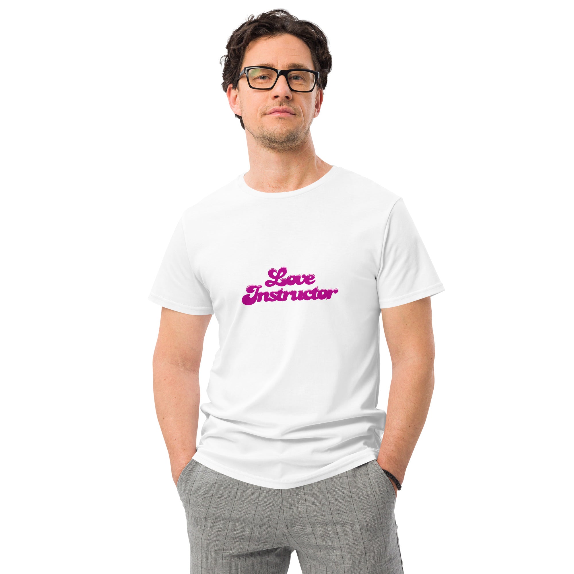 T-shirt premium en coton homme Love instructor