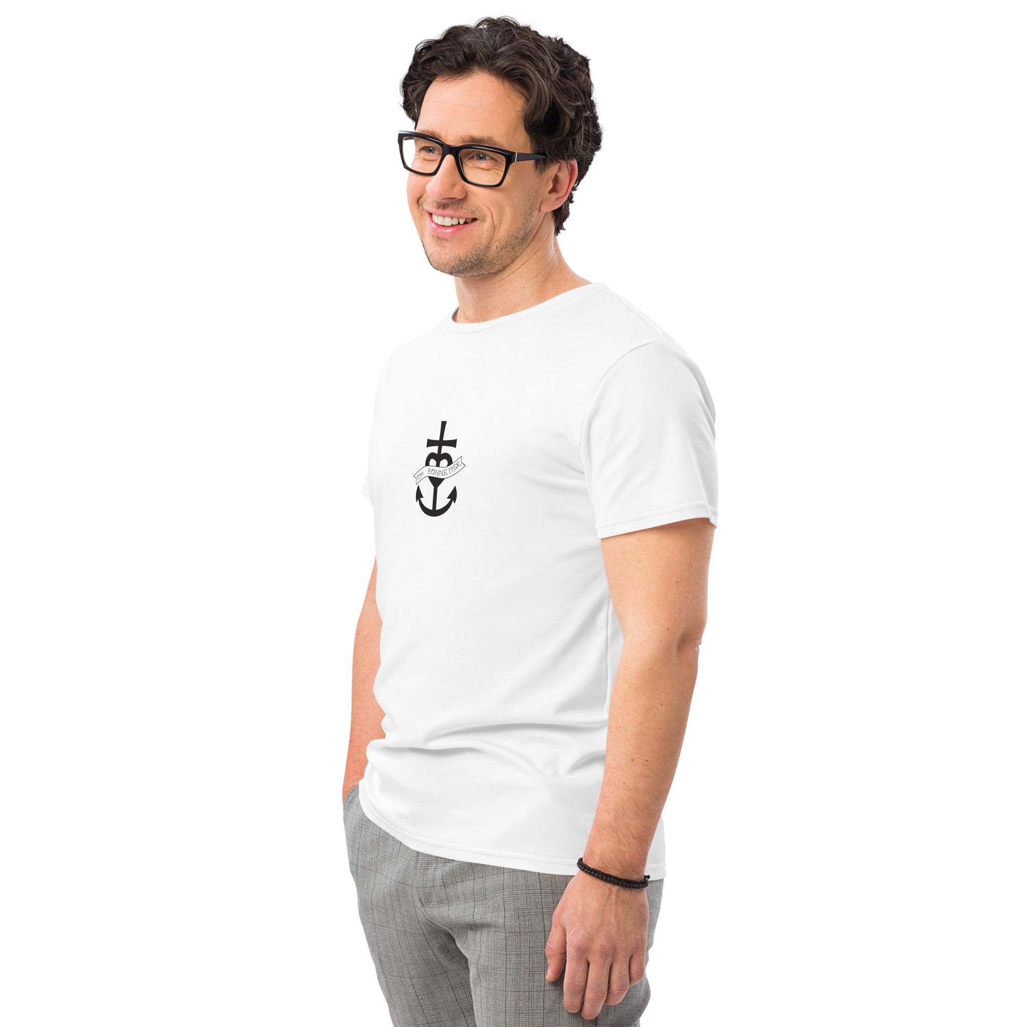 T-shirt premium en coton homme Oh Bonne Mer 1 (petite impression)