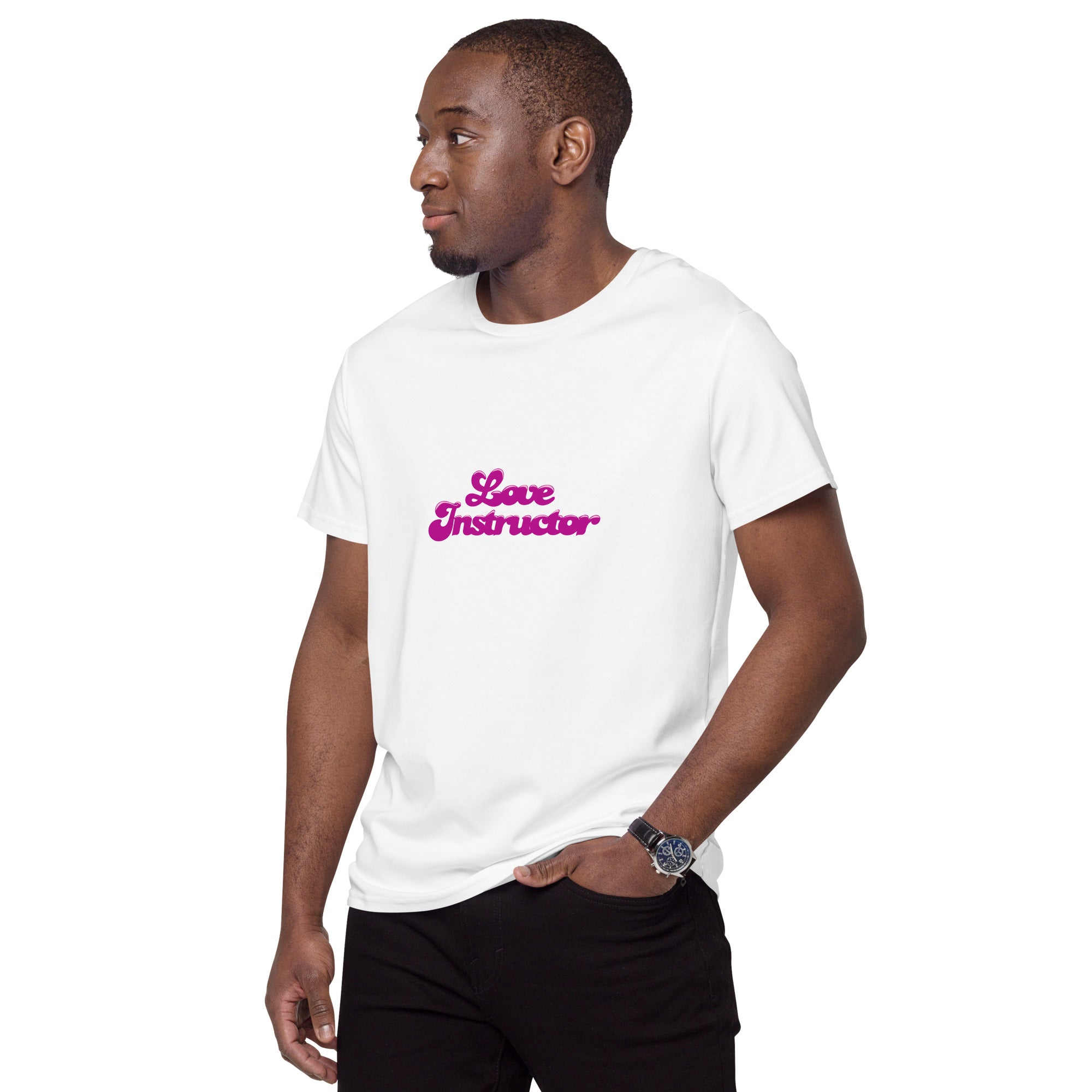 T-shirt premium en coton homme Love instructor