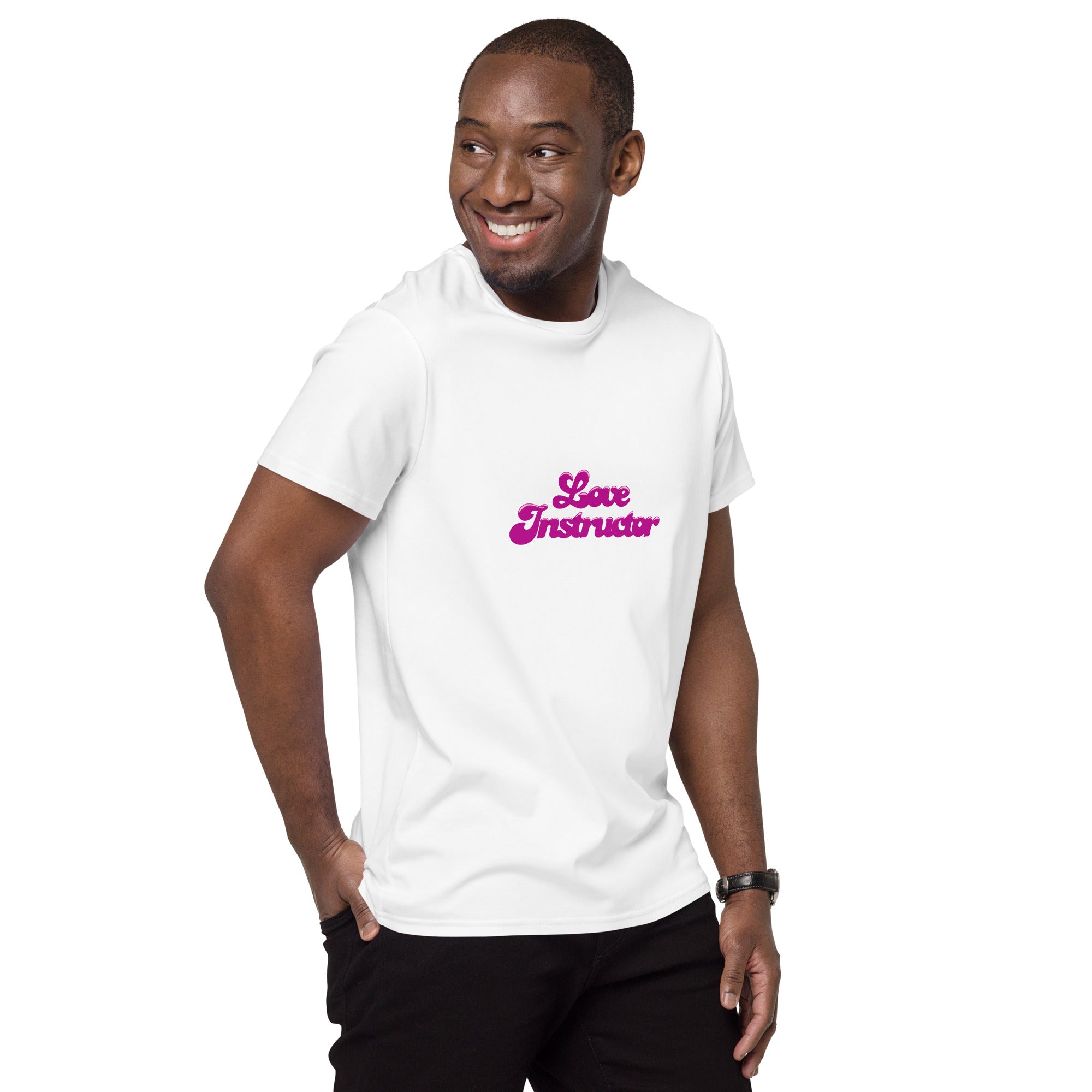 T-shirt premium en coton homme Love instructor