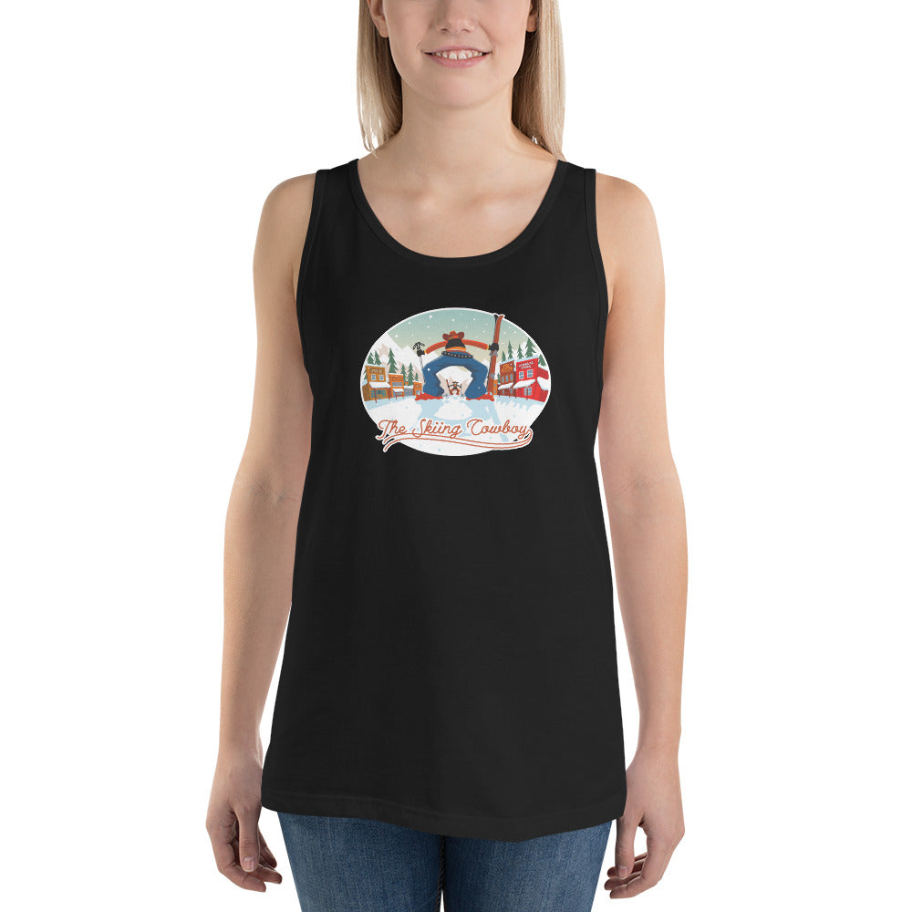 Unisex Tank Top Ski Fight at OK Corral