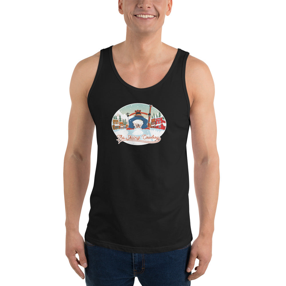 Unisex Tank Top Ski Fight at OK Corral