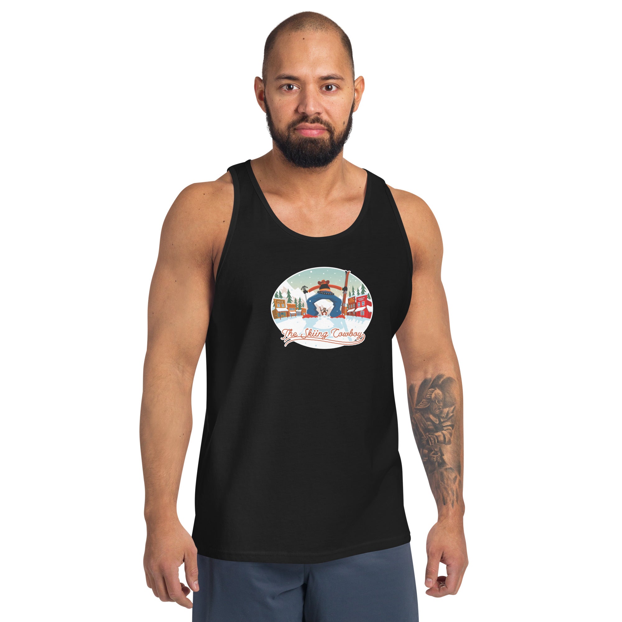 Unisex Tank Top Ski Fight at OK Corral