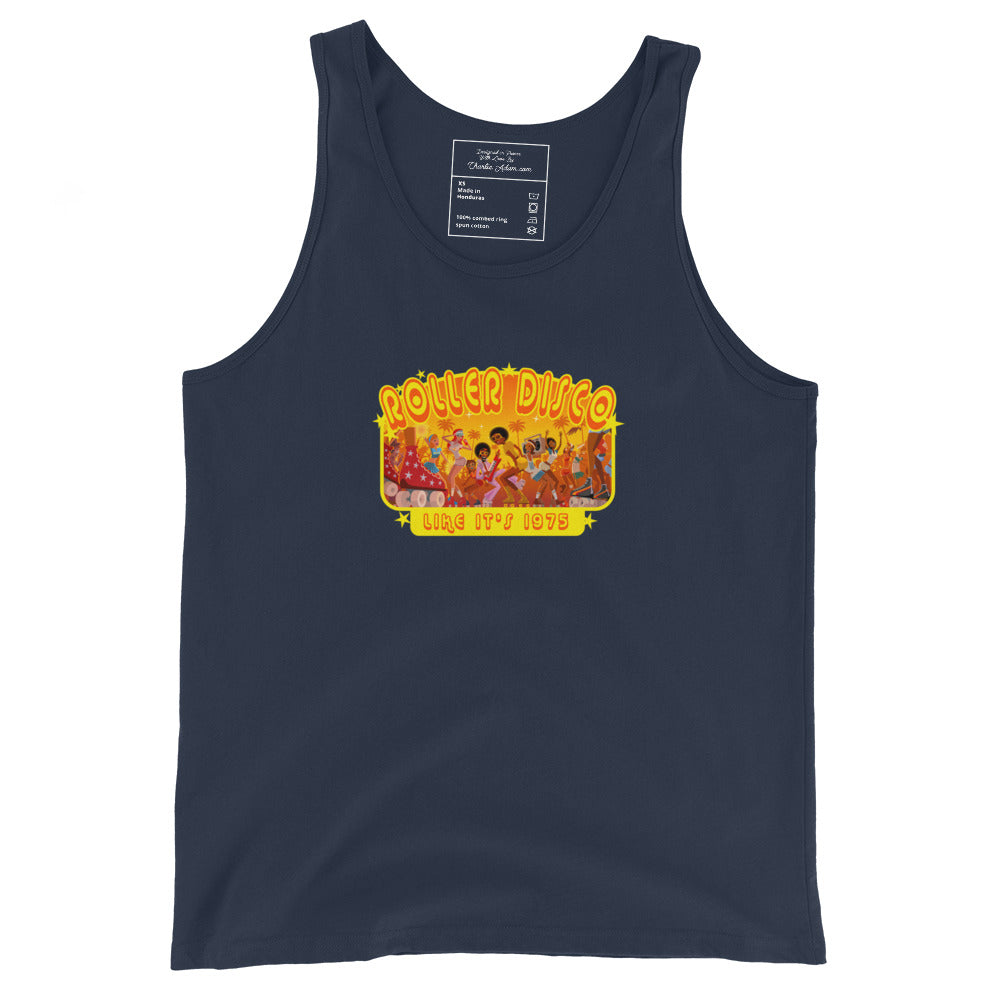 Unisex Tank Top Roller Disco 1975