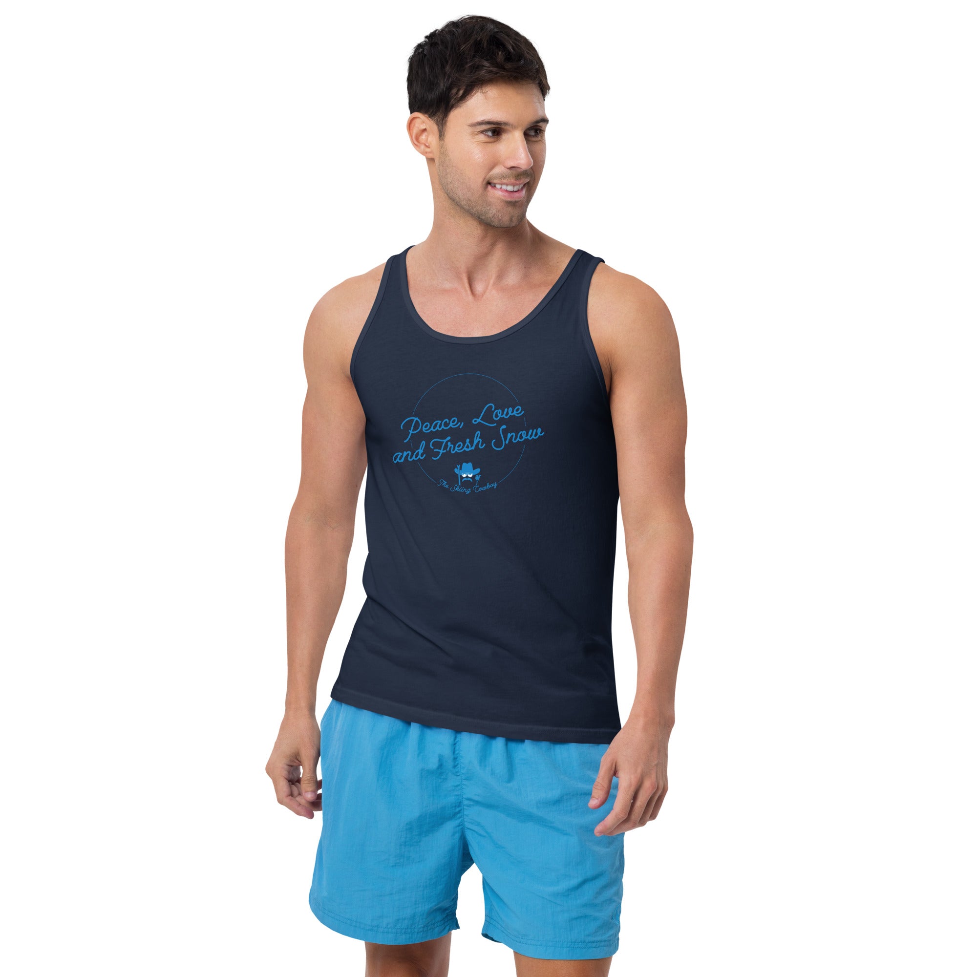 Unisex Tank Top Peace, Love and Fresh Snow