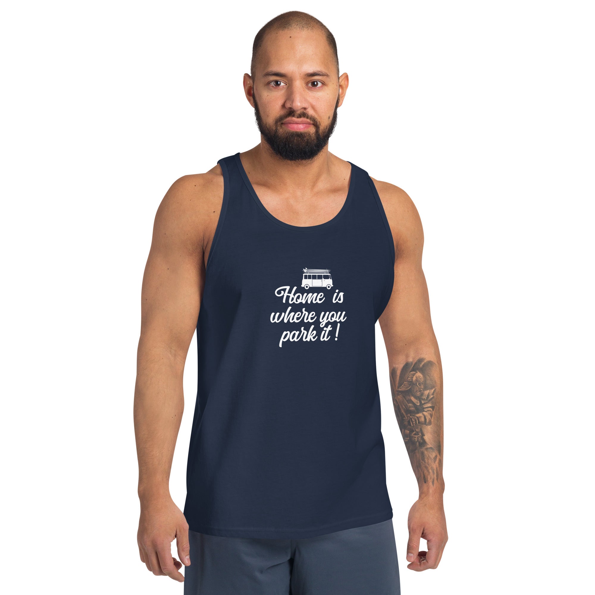 Unisex Tank Top White Surf Combi