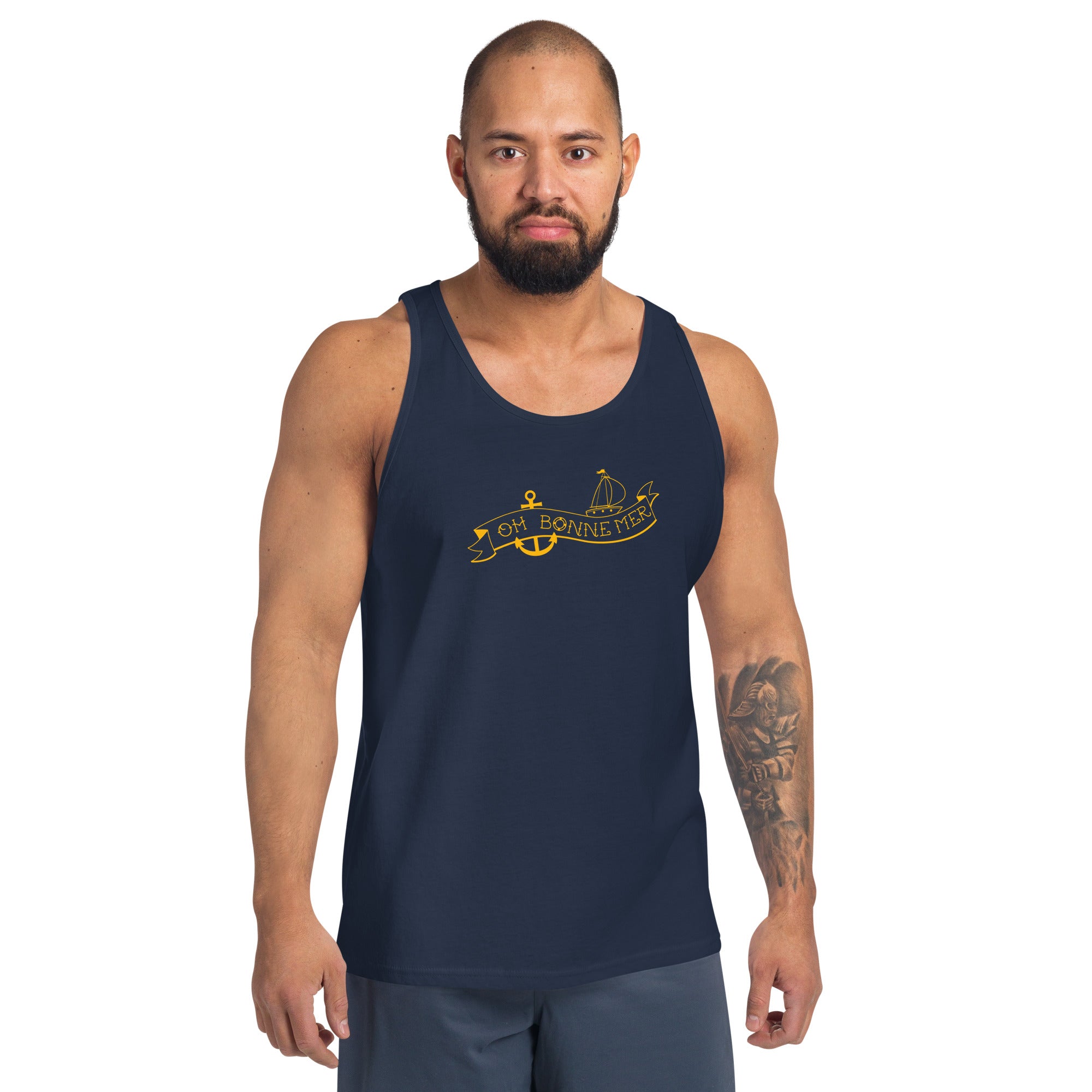 Unisex Tank Top Oh Bonne Mer Tattoo gold