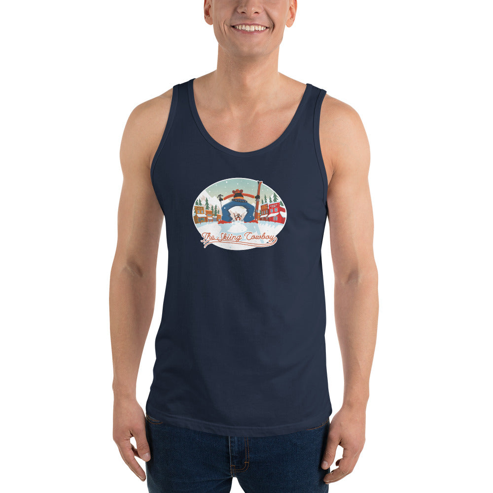 Unisex Tank Top Ski Fight at OK Corral