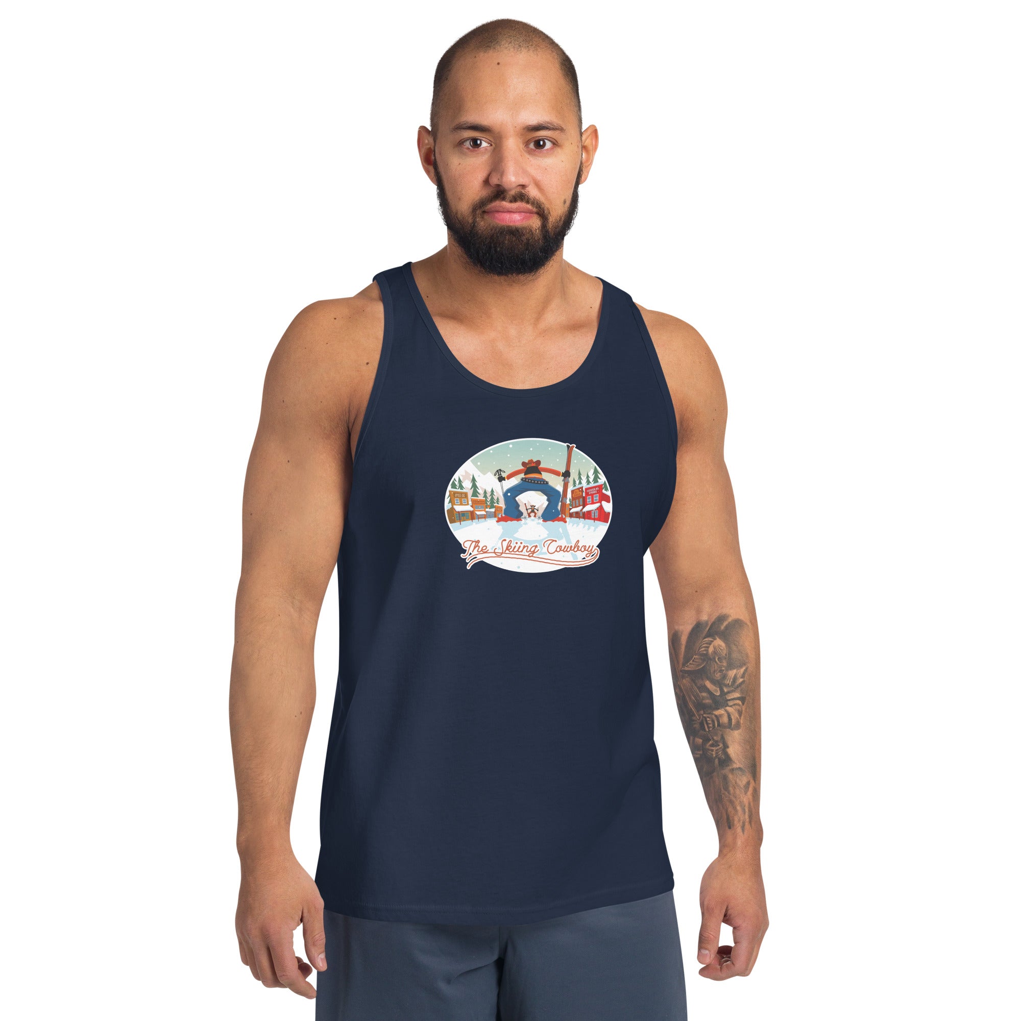 Unisex Tank Top Ski Fight at OK Corral